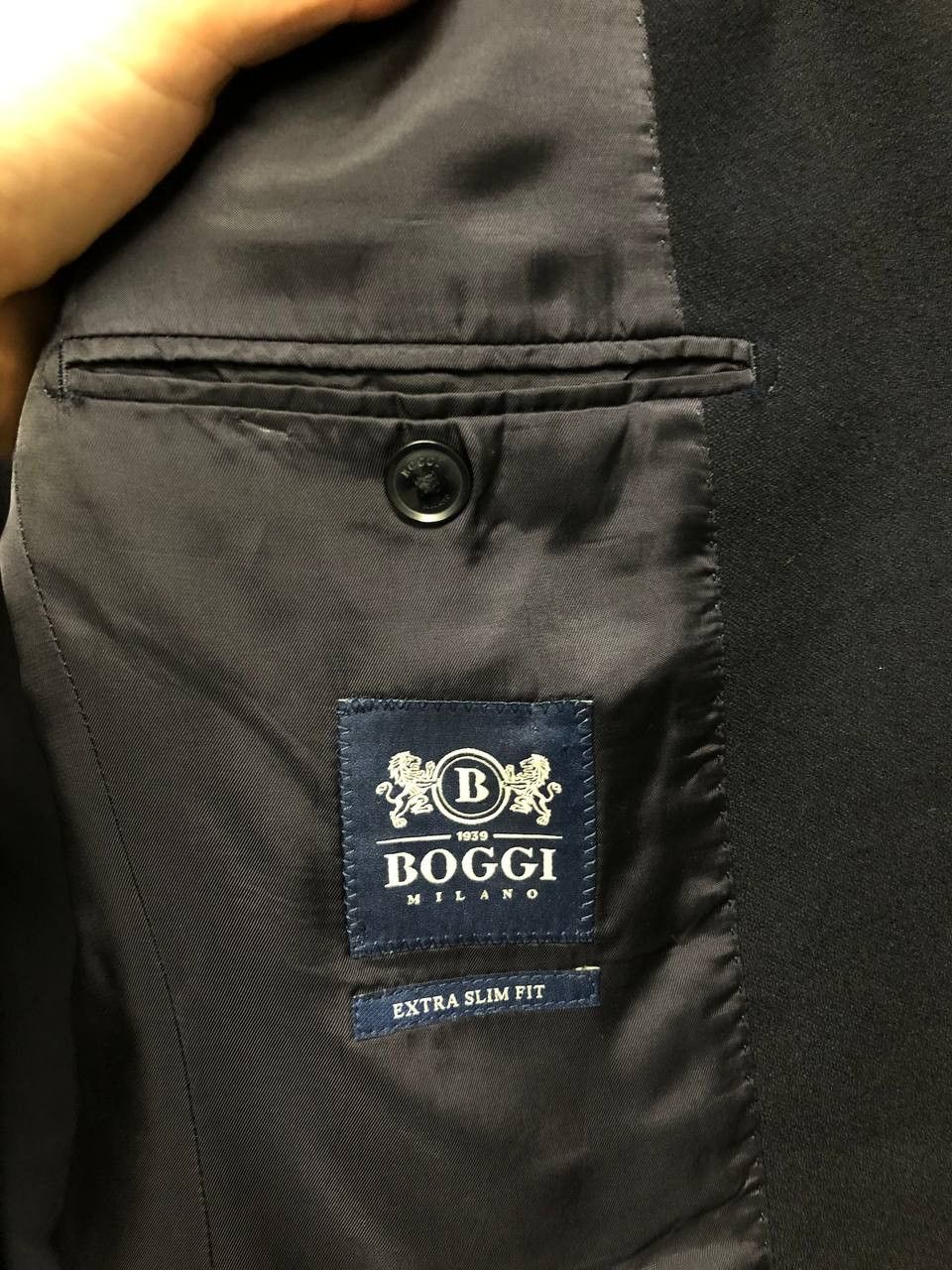 Boggi Boggi Milano mens wool blue blazer jacket 48 / Medium Size 48S - 8 Thumbnail