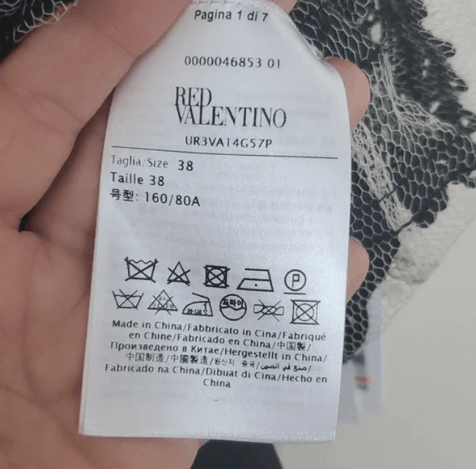 RED Valentino Crocheted lace-paneled point d'esprit mini dress Size XS / US 0-2 / IT 36-38 - 6 Thumbnail
