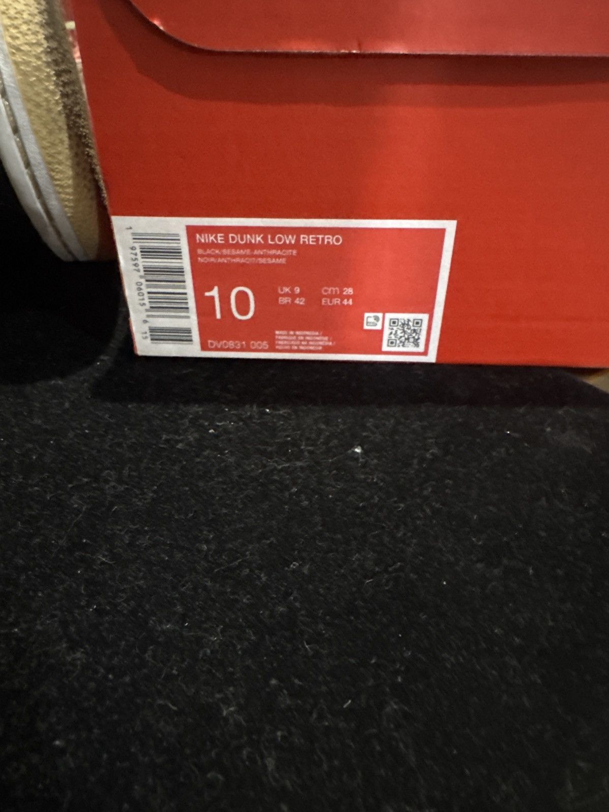 Nike Nike Dunk Low ‘Black Sesame’ Size US 10 / EU 43 - 7 Thumbnail