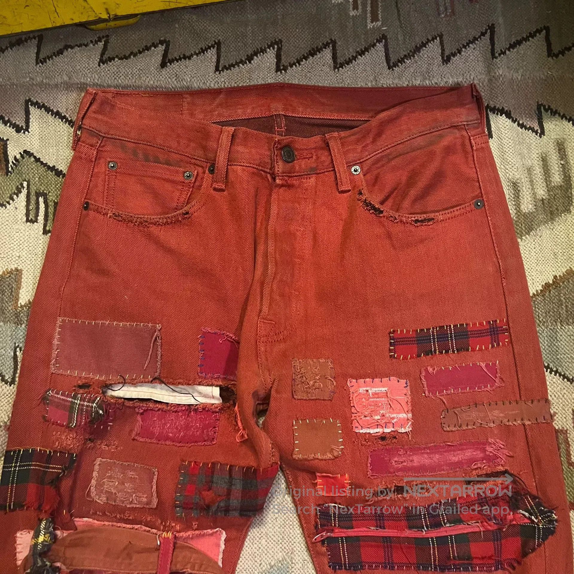 Levi's Vintage Clothing Levi's 501XX Vintage Remake Boro Jeans. Size US 32 / EU 48 - 3 Thumbnail