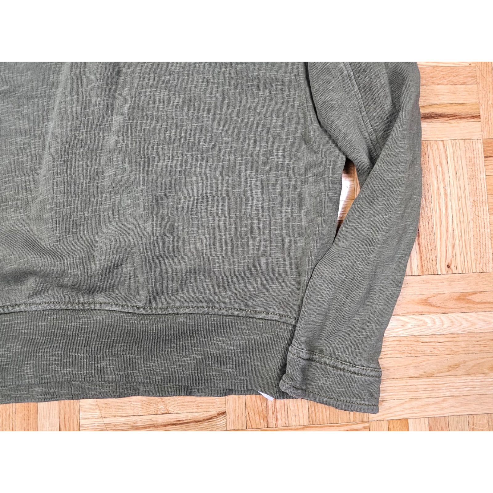 Ralph Lauren RALPH LAUREN POLO MILITARY STYLE HOODED RUGBY SHIRT SZ LARGE SHIRT Men Hooded Green Cotton Knit 90s Western Style Polo Rugby Size US L / EU 52-54 / 3 - 3 Thumbnail