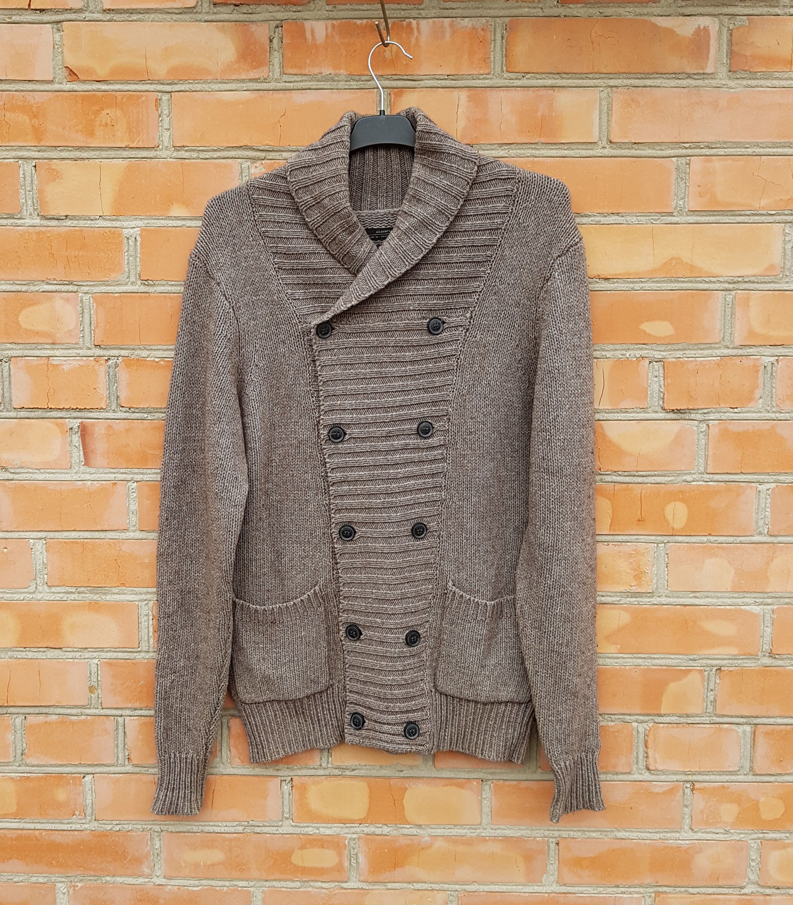 Allsaints AllSaints Mooch Cardigan knit with yak fiber sweater Shawl Size US S / EU 44-46 / 1 - 1 Thumbnail