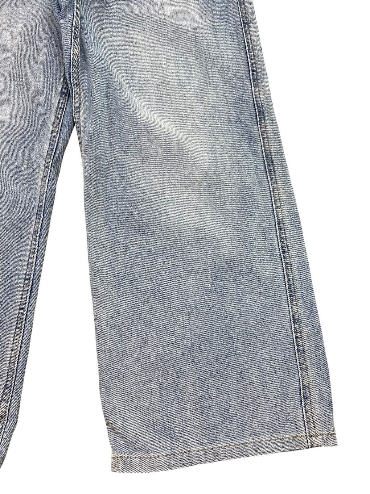 Uniqlo Uniqlo Brand Acid Blue Wash Style Baggy Jeans Size US 30 / EU 46 - 6 Thumbnail