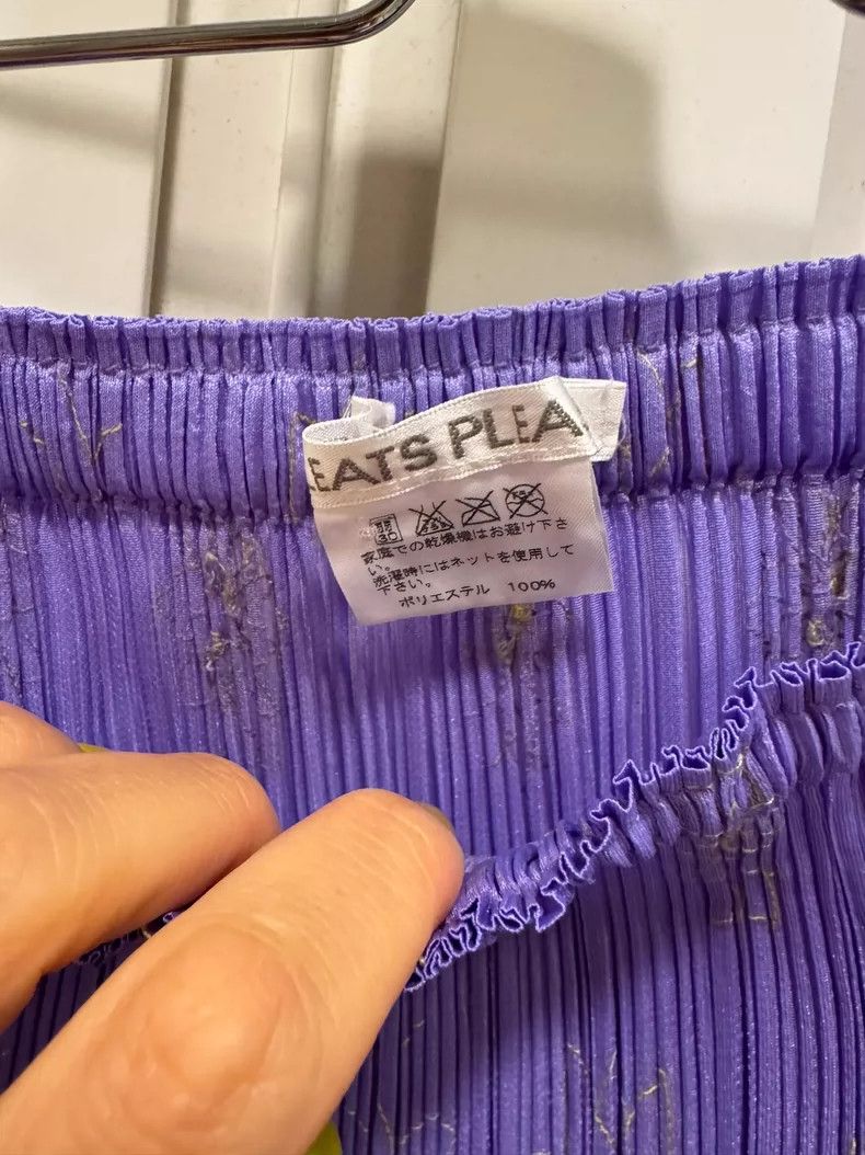 Issey Miyake Issey Miyake size:1 Purple pleated skirt Size 42" / US 20 - 6 Thumbnail