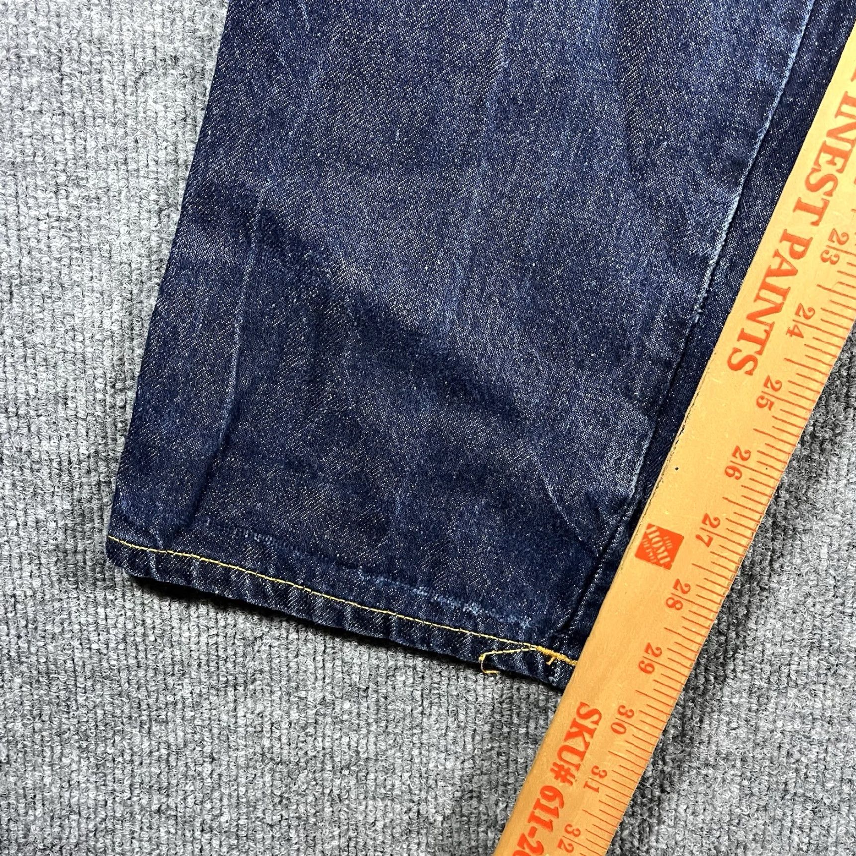 Denime Nudie Jeans Slim Denim Jeans - Men's 33x34 Blue Organic Cotton NJ3467 - Slim Straight Fit, Regular, 34 Inseam Size US 33 - 4 Thumbnail