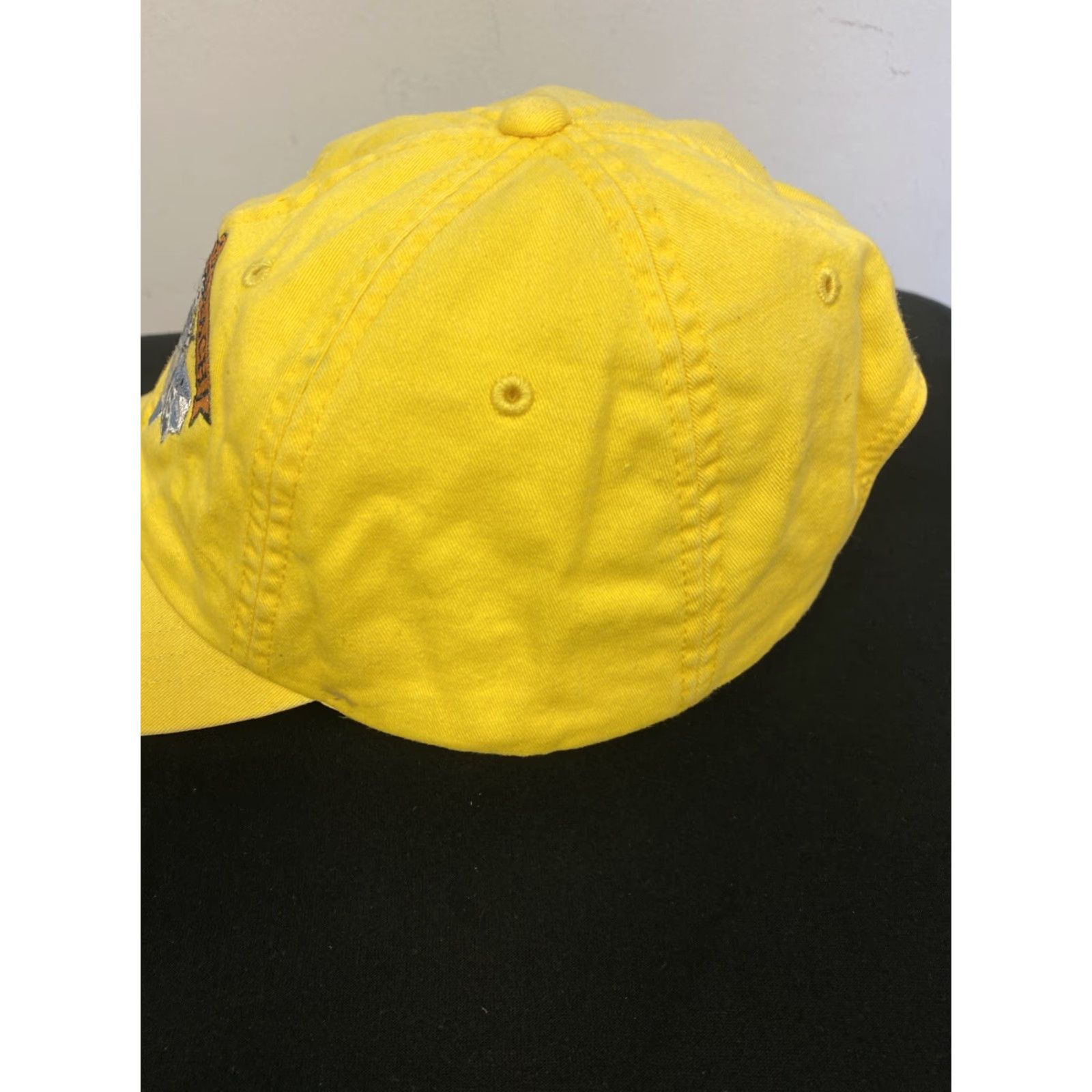 Logo 7 Rodeo Beach Baseball Cap Unisex One Size Yellow Embroidered Logo Adjustable Strap Size ONE SIZE - 3 Thumbnail