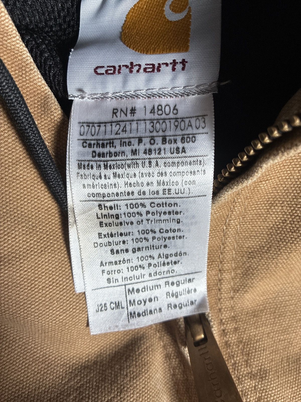 Carhartt Carhartt Work Jacket Size US M / EU 48-50 / 2 - 6 Thumbnail
