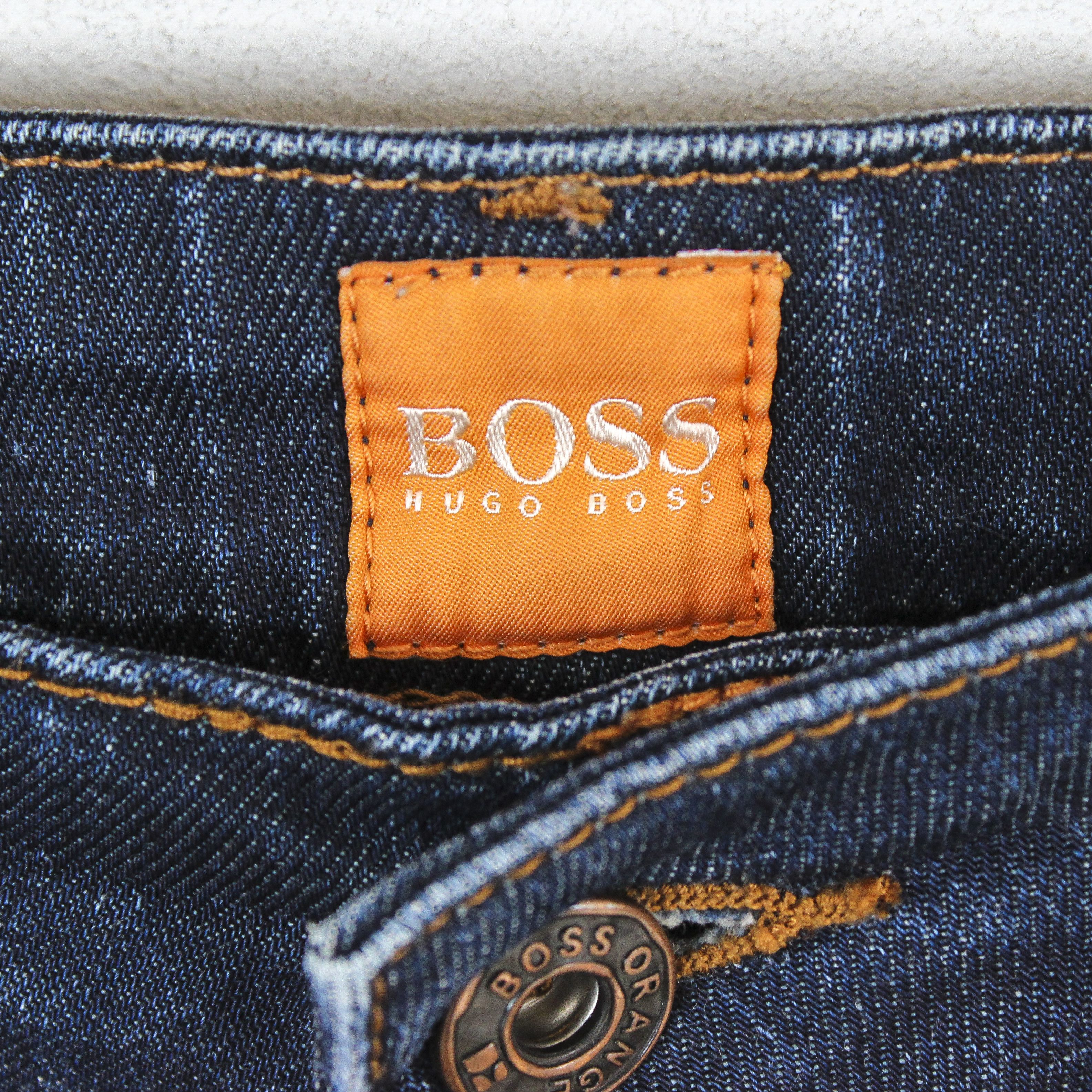 Hugo × Hugo Boss × Japanese Brand Lunja 2 Women W27 L32 Indigo Jeans Raw Pants Trousers Blue Size 27" / US 4 / IT 40 - 3 Thumbnail