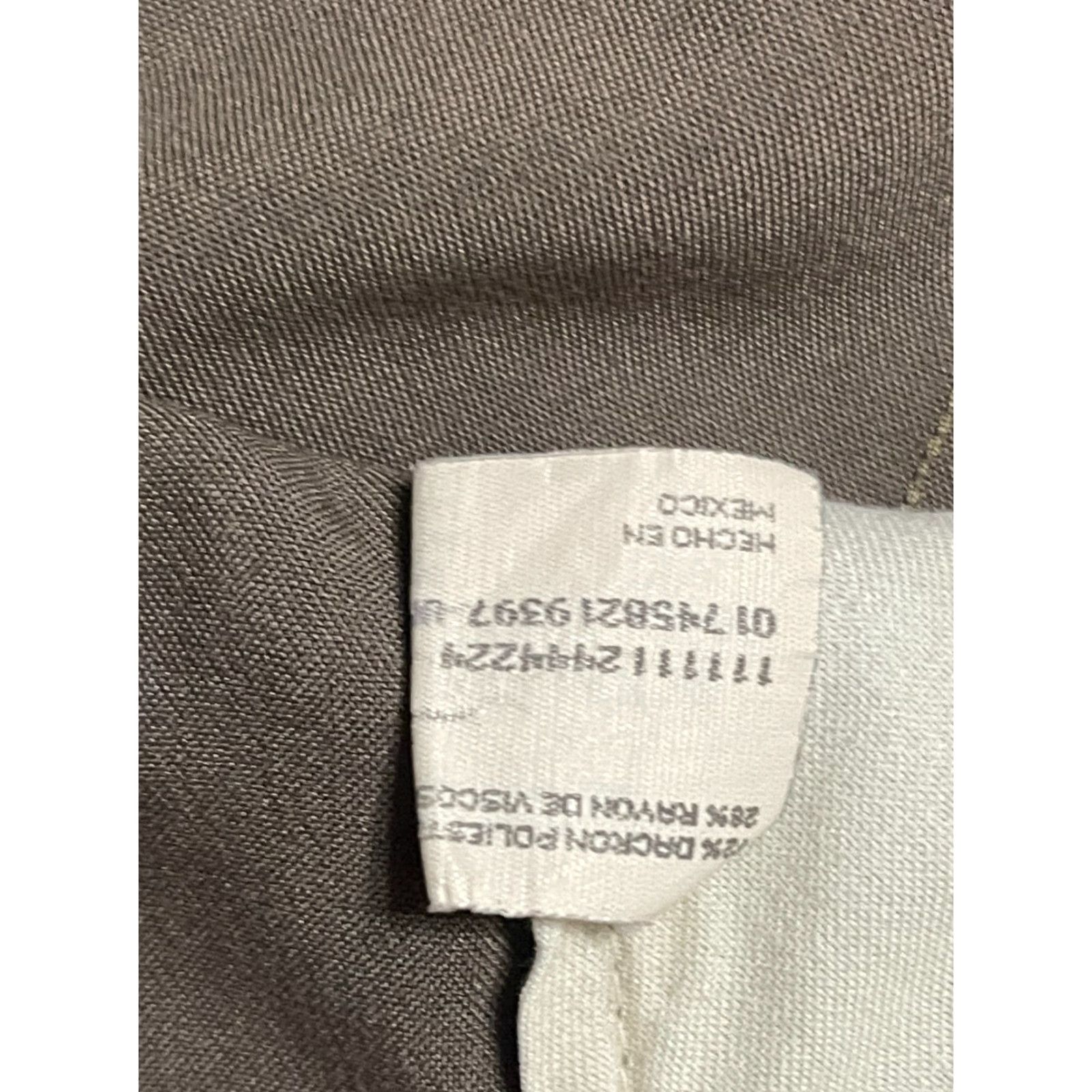 Haggar Haggar Pants Men 36x34 Brown Dress Pants Pleated 47" Length Regular Inseam 34 Straight Chino Vintage No Pattern Solid Casual Size US 36 / EU 52 - 7 Thumbnail