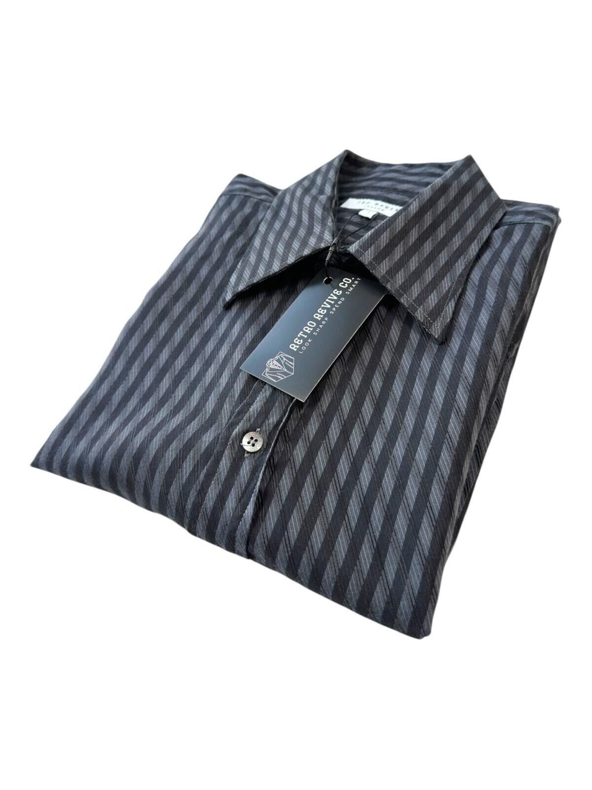 Ted Baker Ted Baker 4 Shirt Men's UK Size L Black Embroidered Logo Size 42R - 1 Thumbnail