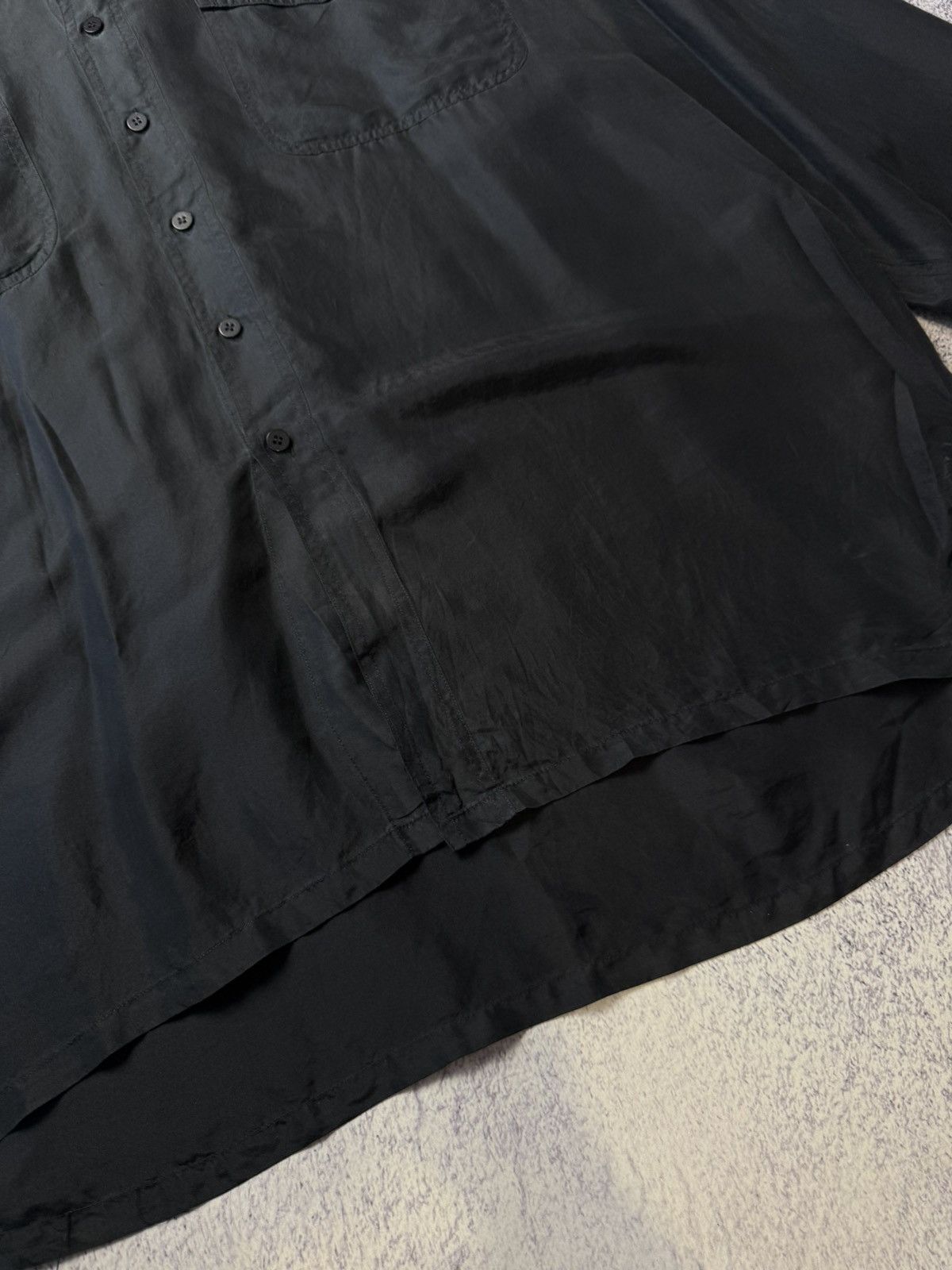 Other Vintage Pure Silk Black Shirt Button Up Y2K Japanese Size XL Size US XL / EU 56 / 4 - 11 Thumbnail
