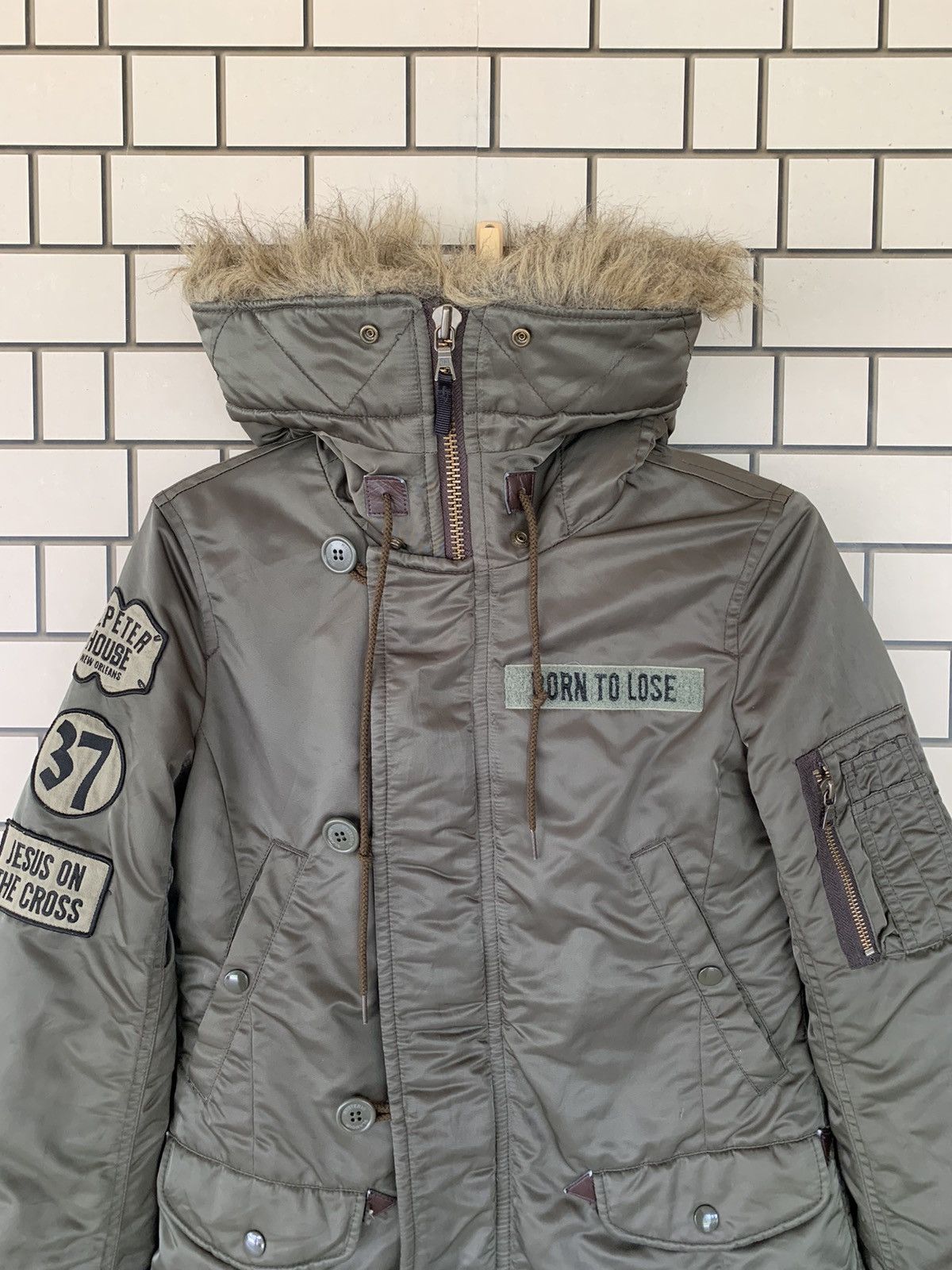Hysteric Glamour Japanese Brand Hysteric Glamour Mohair Army Jacket Size US M / EU 48-50 / 2 - 10 Thumbnail
