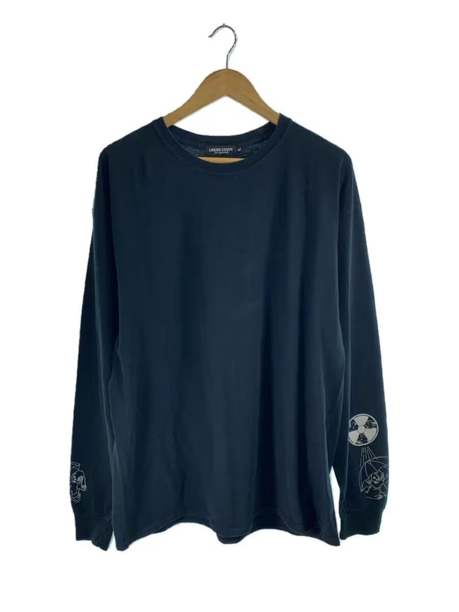 Image of Undercover Mad Nuke Long Sleeve Tee in Black, Men's (Size XL)