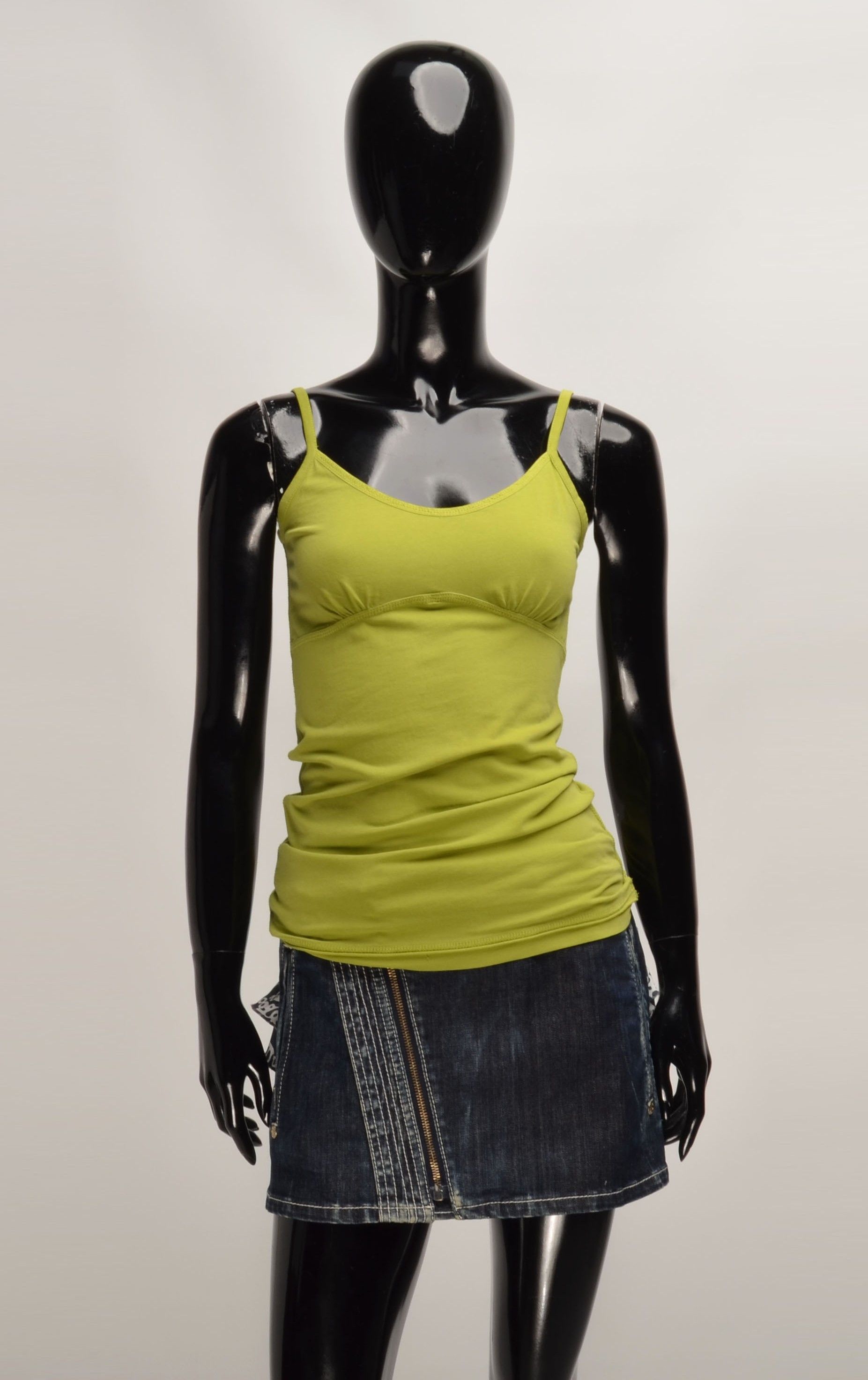 Other Nile Atelier Y2K Garment Dyed Green Babydoll Cami Top Size XS / US 0-2 / IT 36-38 - 1 Thumbnail