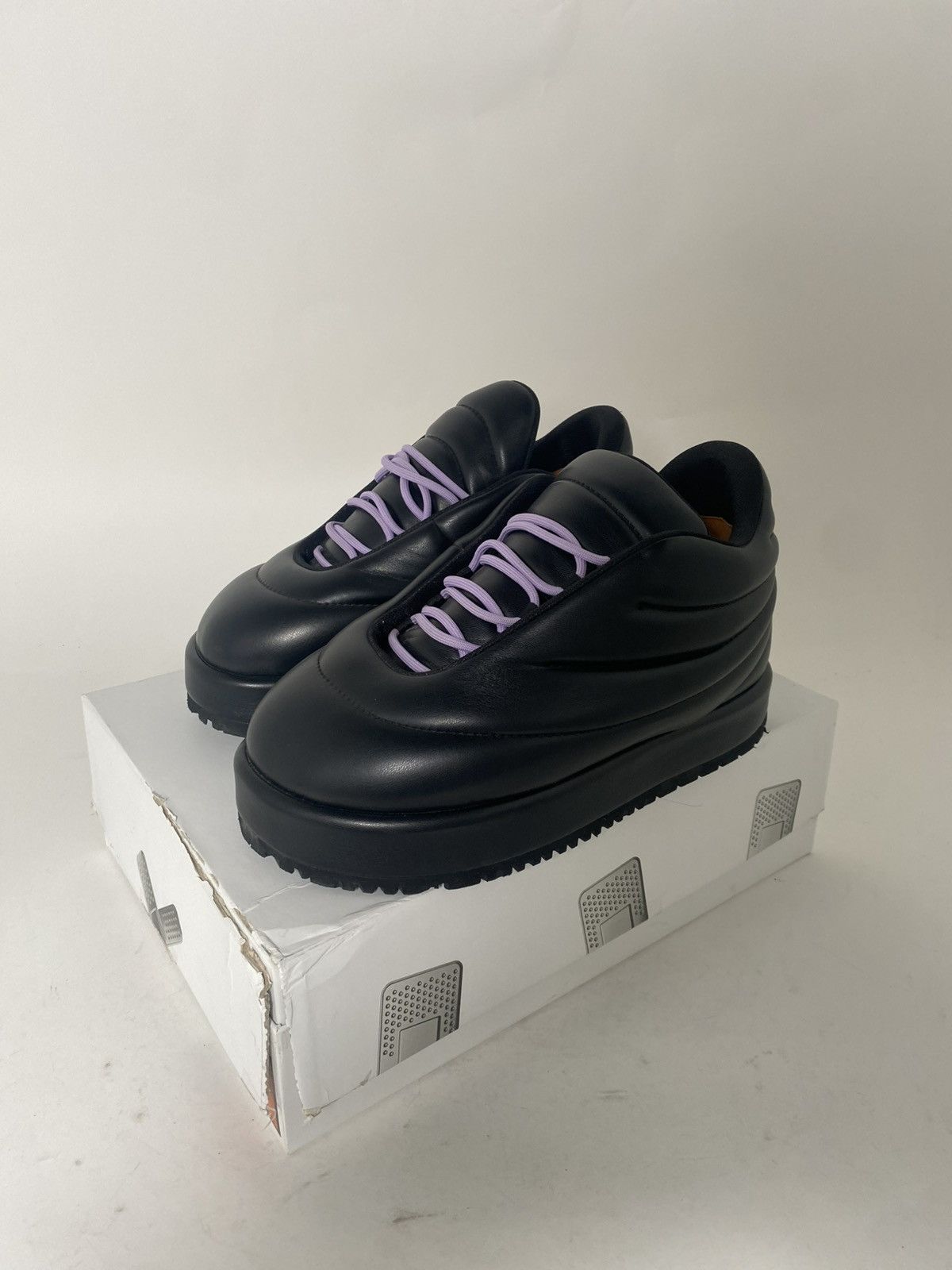PDF Channel Sneakers Black Purple Good Condition