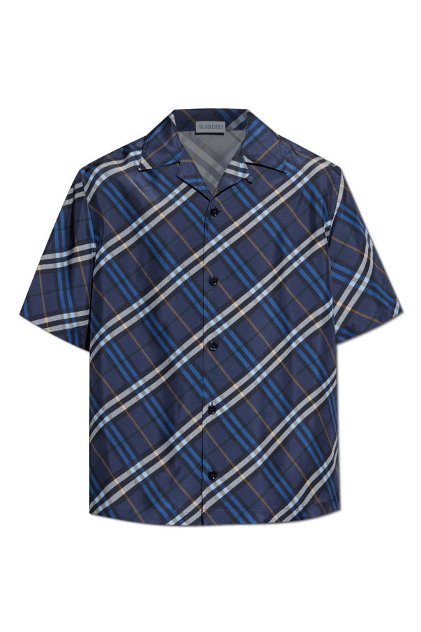 Burberry os11x0226 Diagonal Cecked Shirt in Multicolor Size US L / EU 52-54 / 3 - 1 Thumbnail