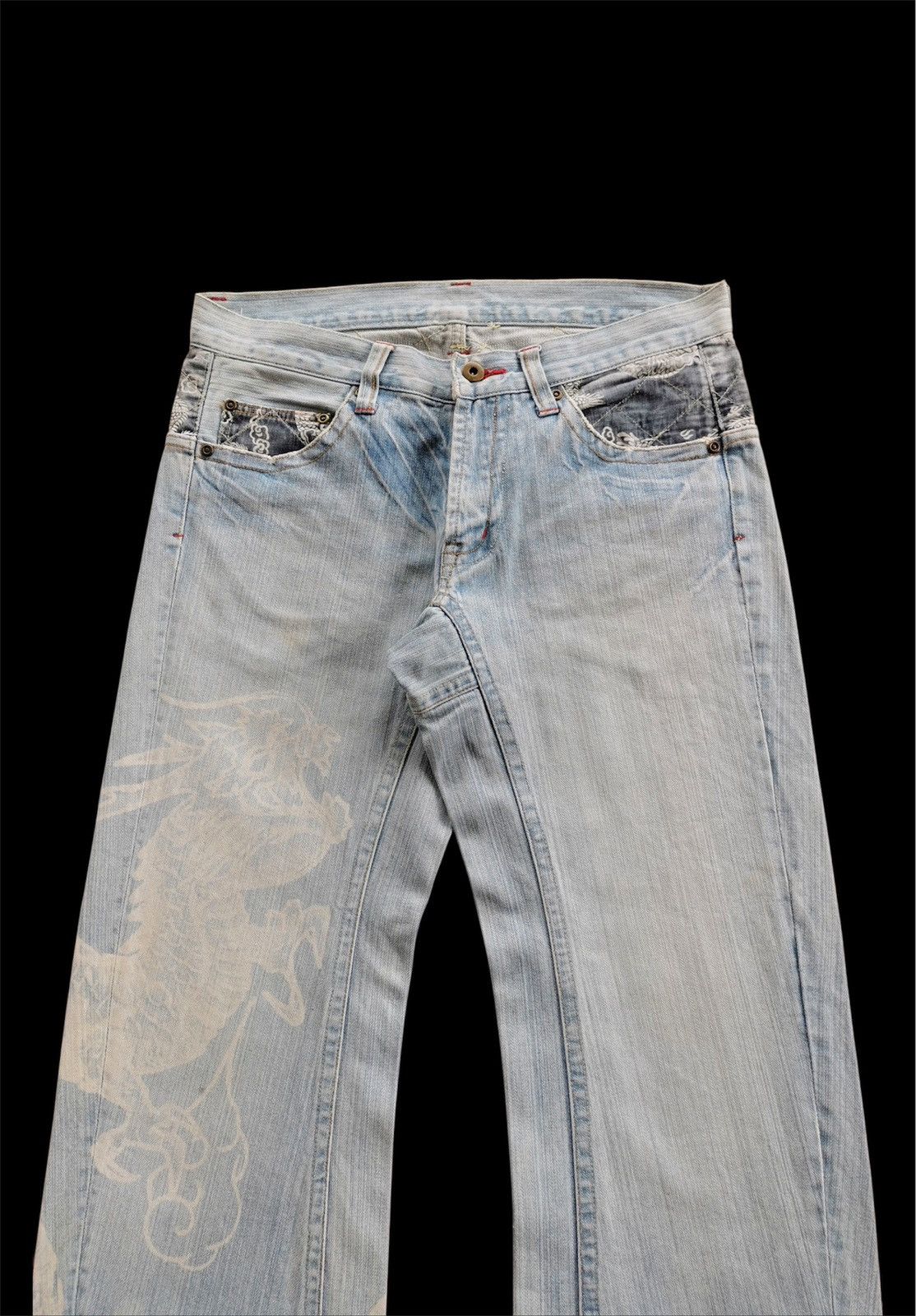 Karakuri Tamashii Dragon Graphic Denim Jeans Karakuri Tamashi Inspire Size US 32 / EU 48 - 11 Thumbnail