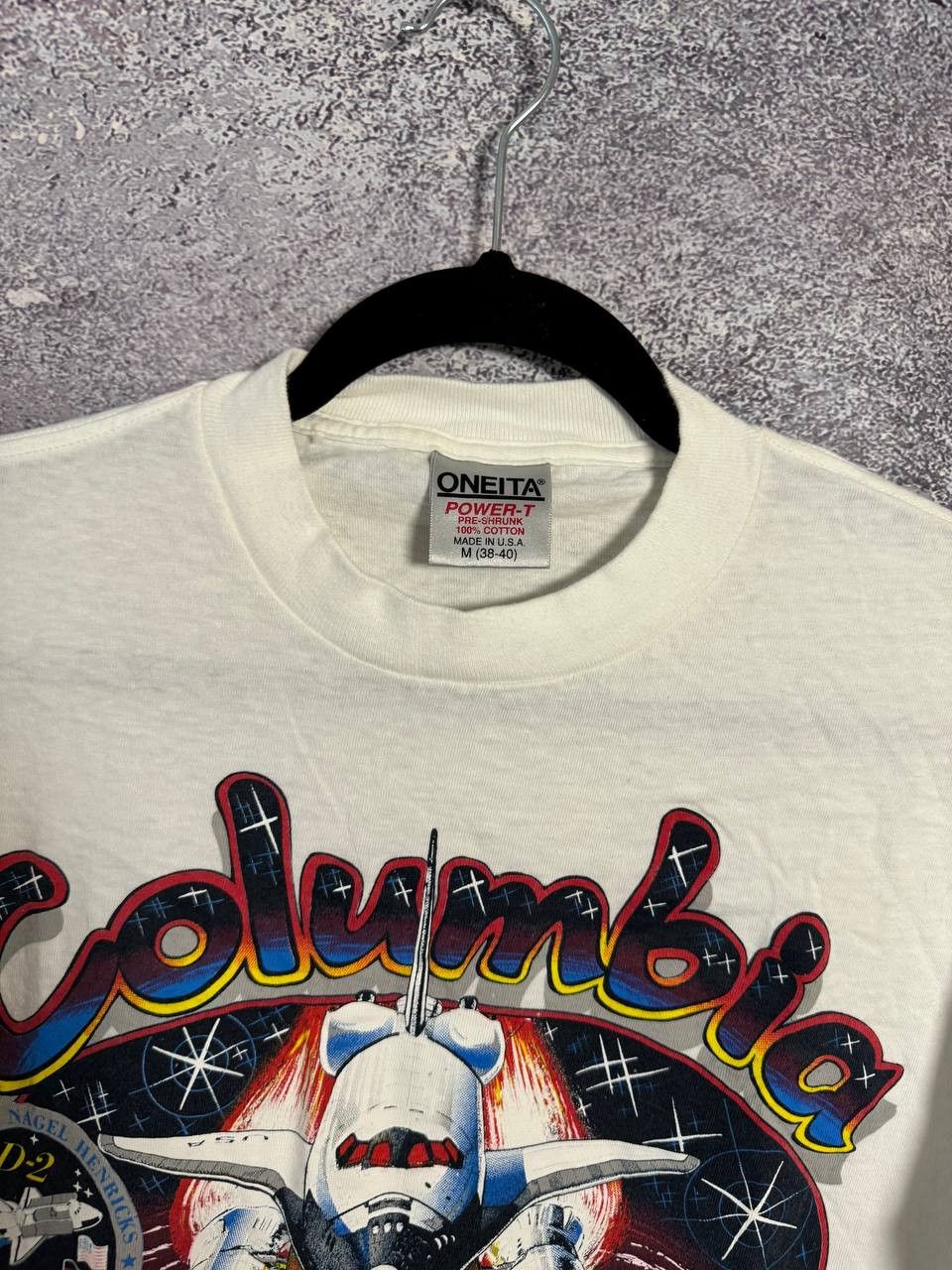 Vintage 90's Vintage Official 1993 NASA Space Shuttle Columbia Tee Size US M / EU 48-50 / 2 - 11 Thumbnail