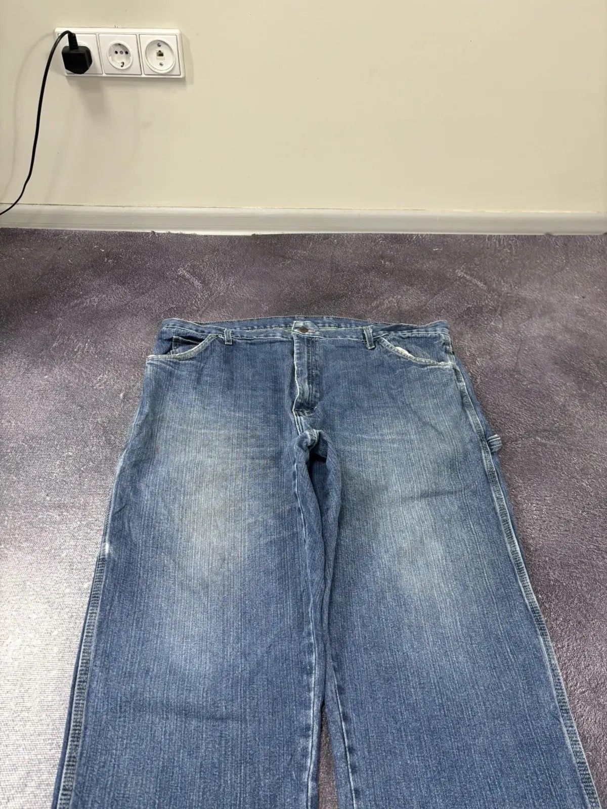 Dickies × Vintage Vintage Dickies American Faded Blue Denim Hype Baggy Jeans Size US 42 / EU 58 - 10 Thumbnail