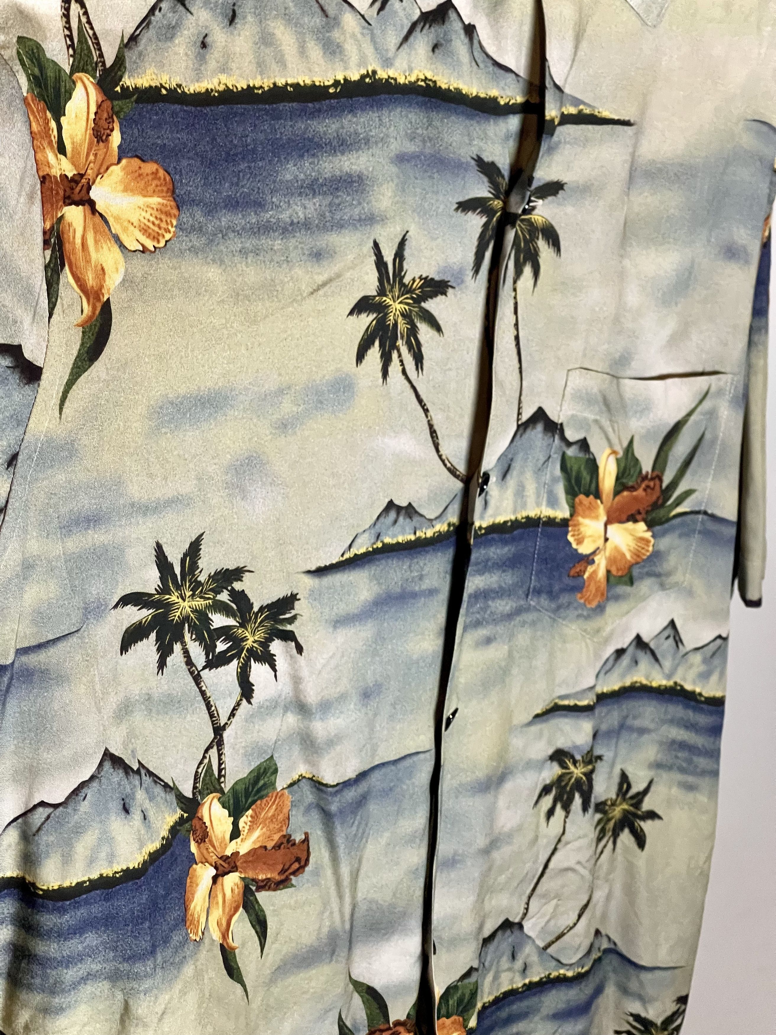 LOOSE HAWAIIAN SHIRT IN PRINTED VISCOSE SPRING 2023
