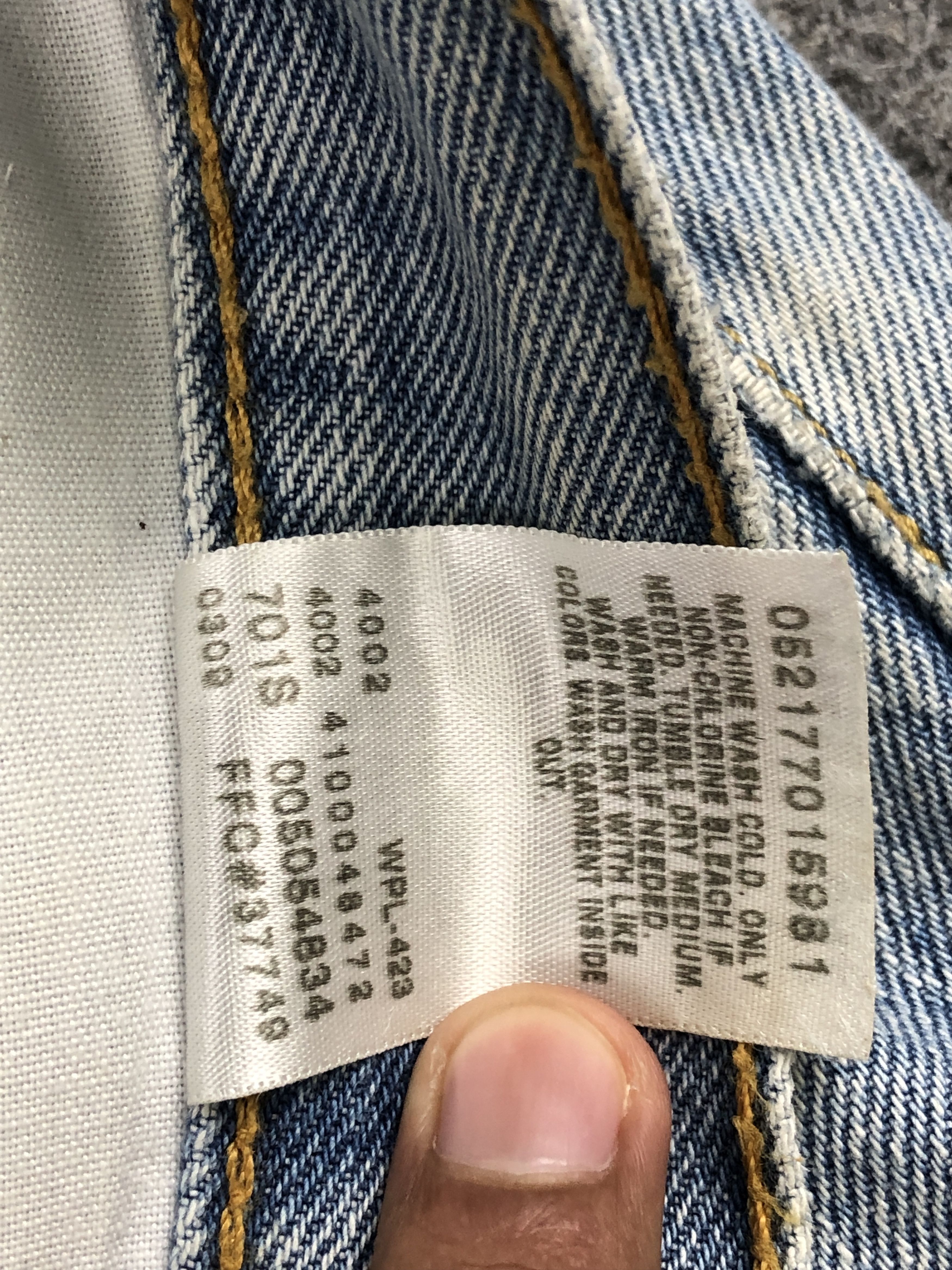 Levi's Vintage Levis 505 Light Wash Jeans DP2446 Size US 41 - 8 Thumbnail
