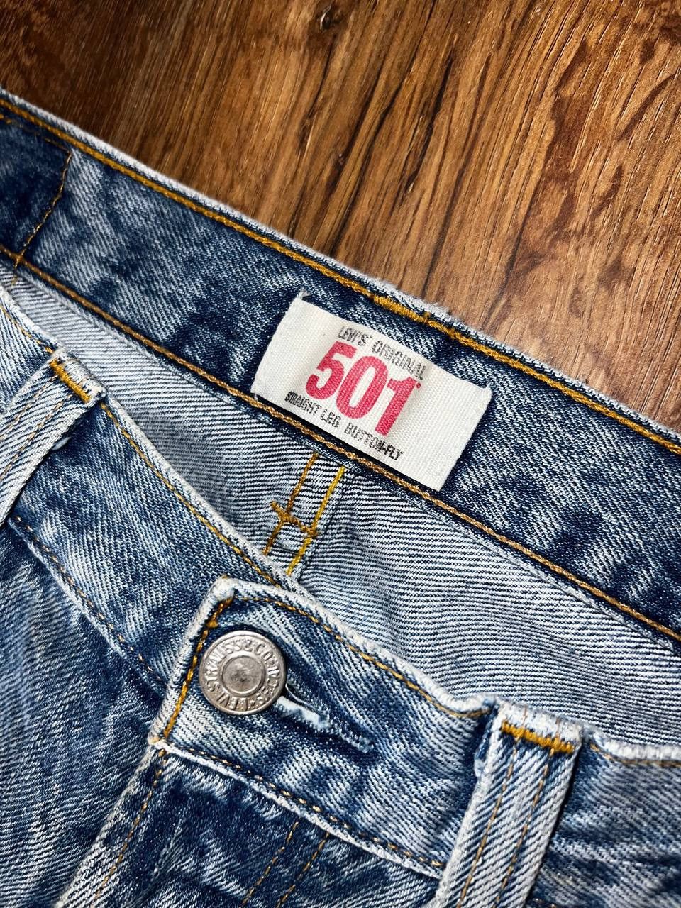 Levi's × Vintage Vintage 1970s Levis 501 #6 Selvedge Jeans Size US 32 / EU 48 - 14 Thumbnail
