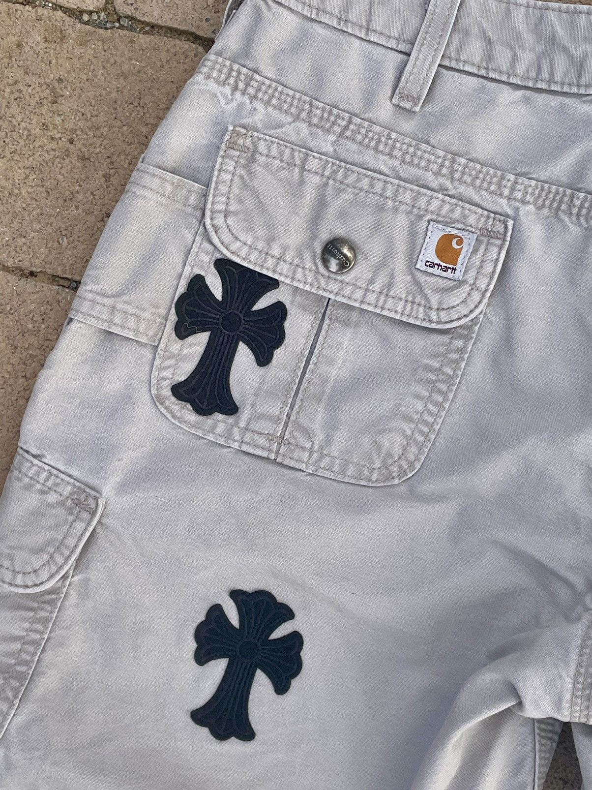 Carhartt Vintage Carhartt shorts women size M 90s rare Custom Patches Size 27" / US 4 / IT 40 - 5 Thumbnail