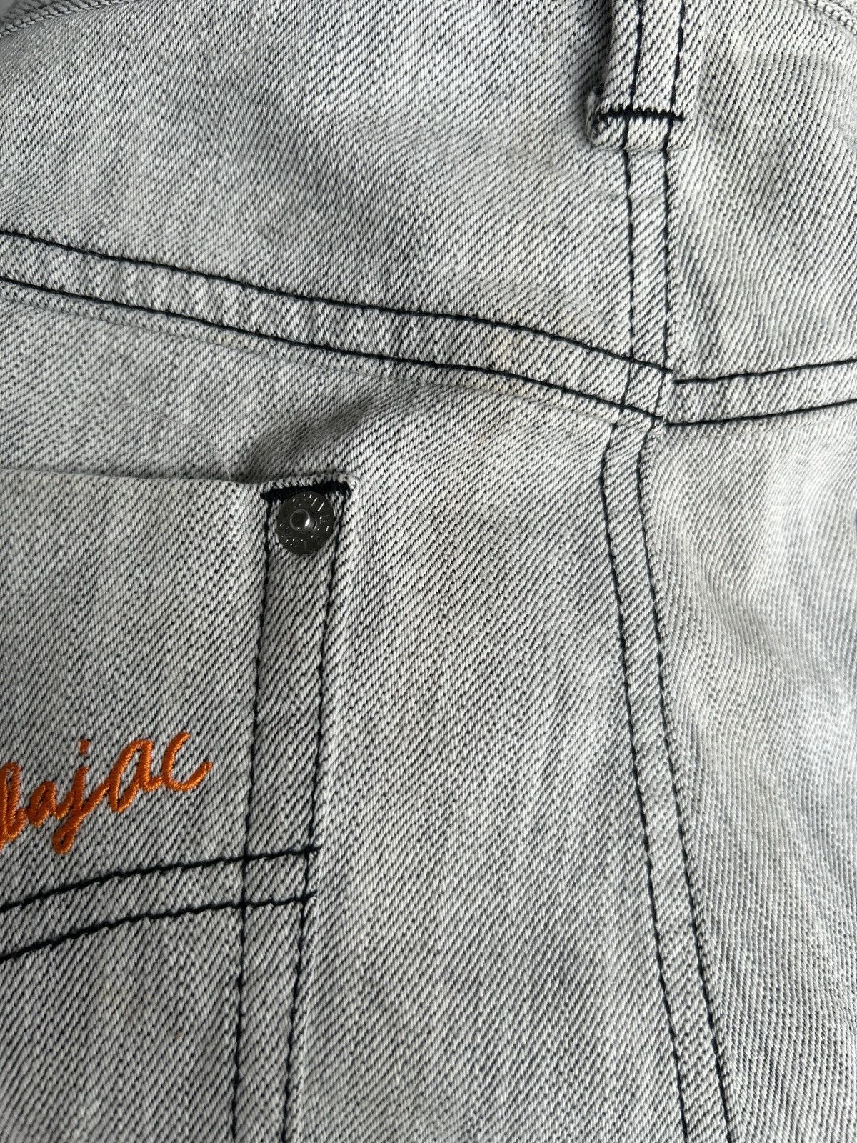 If Six Was Nine × Jean Charles De Castelbajac × Le Grande Bleu (L.G.B.) CASTELBAJAC MADE IN JAPAN DENIM JEANS Size US 36 / EU 52 - 20 Thumbnail