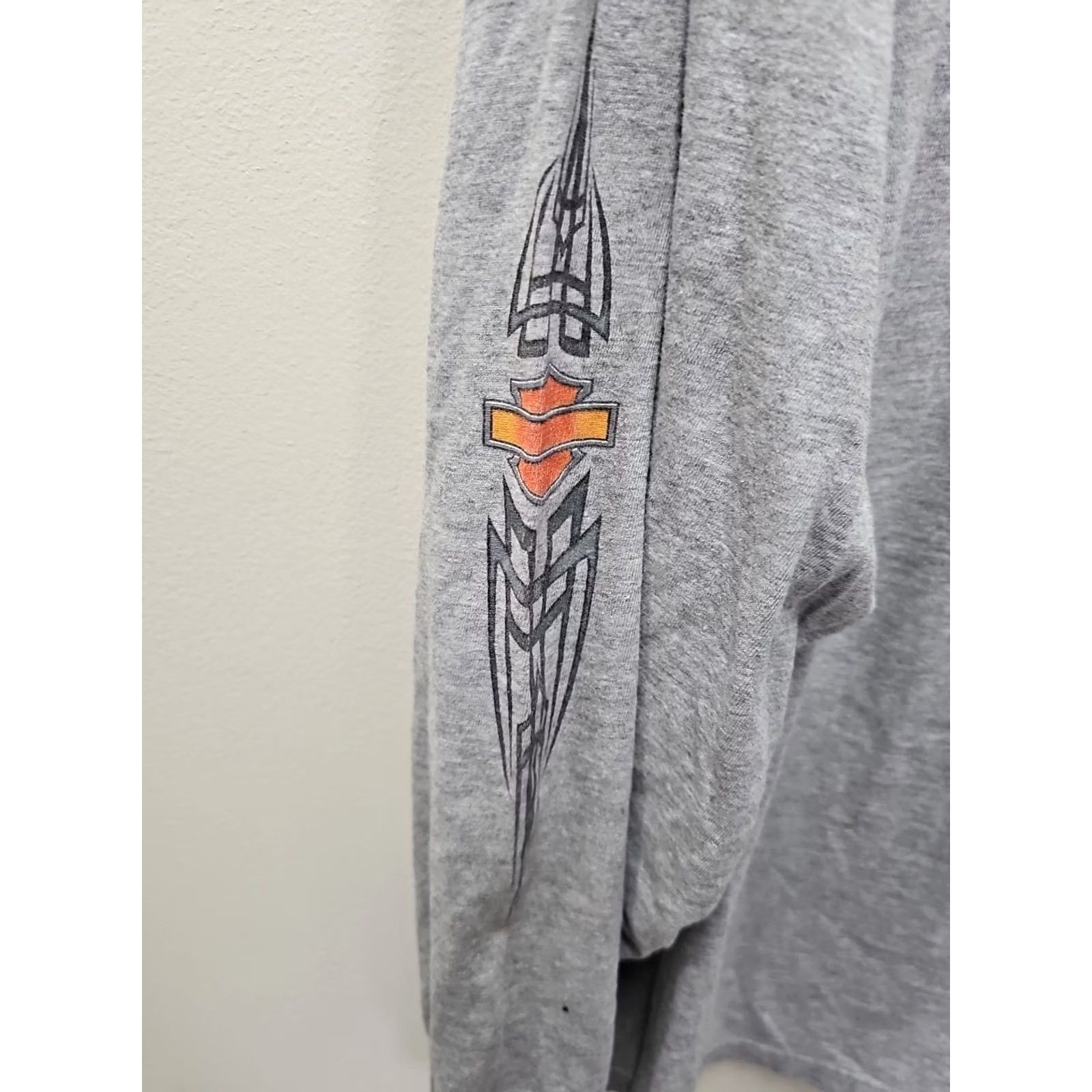 Harley Davidson Vintage Harley Davidson Tribal Long Sleeve Shirt - 2XL - Motorcycle - Unisex Adult Size US XXL / EU 58 / 5 - 5 Thumbnail