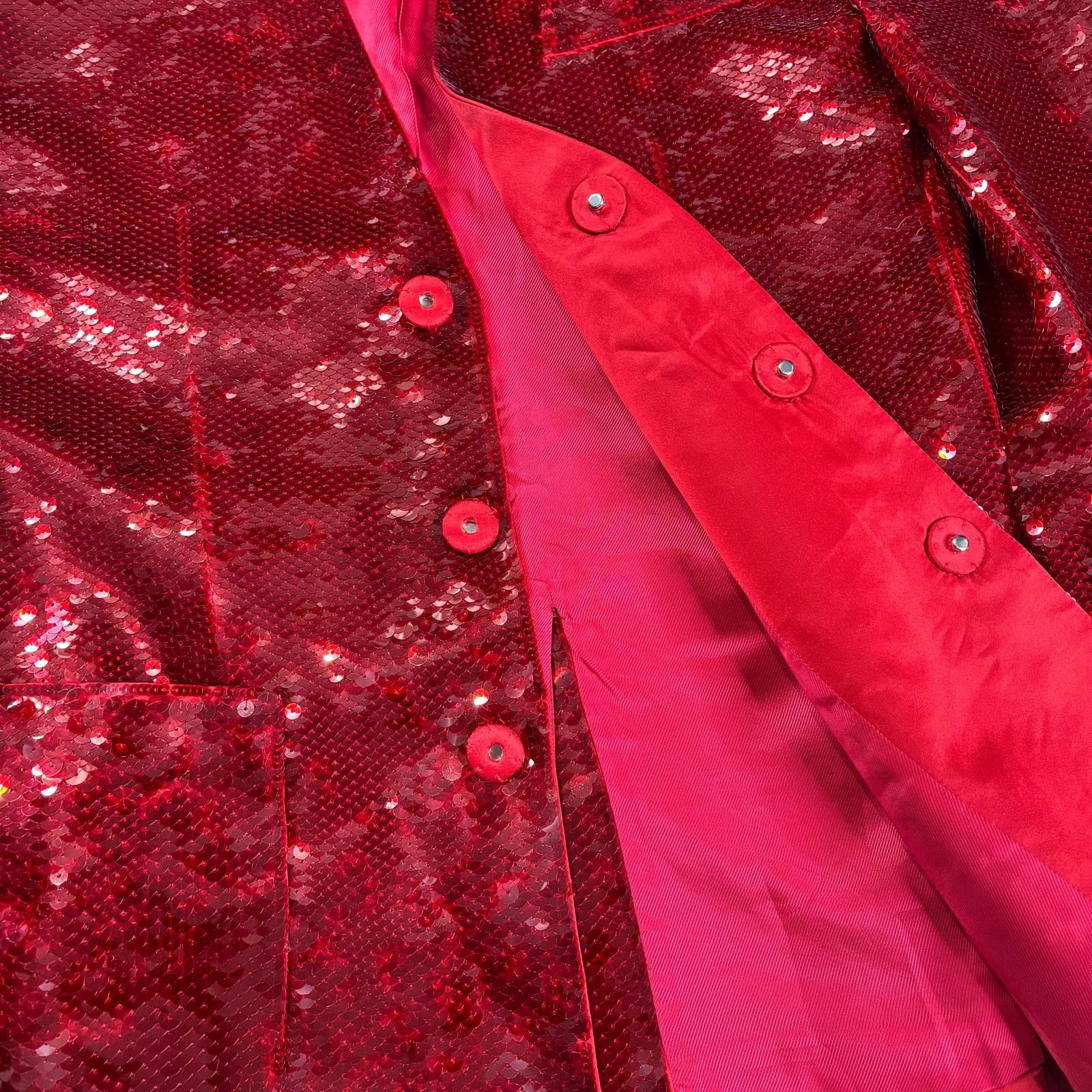 Gucci Gucci Salon Sequin Blazer Jacket Size US M / EU 48-50 / 2 - 5 Thumbnail