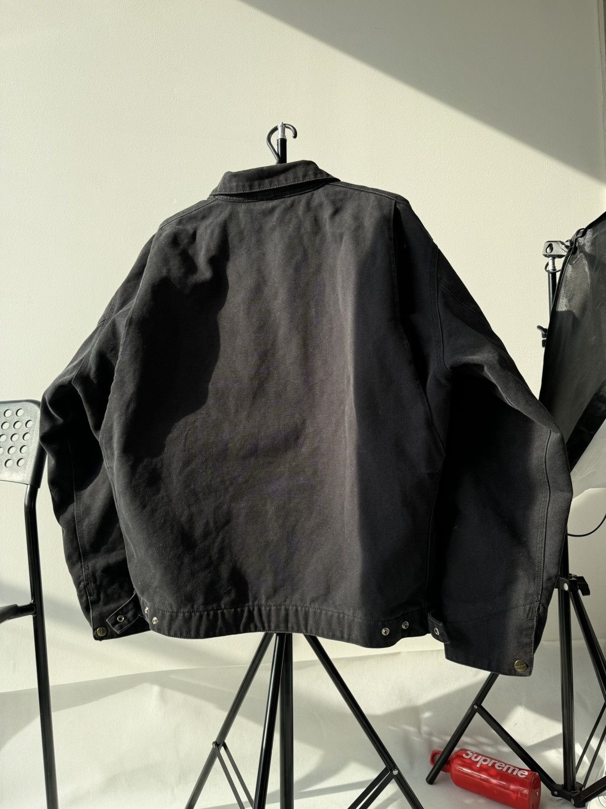Carhartt × Vintage Vintage Carhartt Detroit jacket Black 90s Archive Zip Up Size US L / EU 52-54 / 3 - 5 Thumbnail