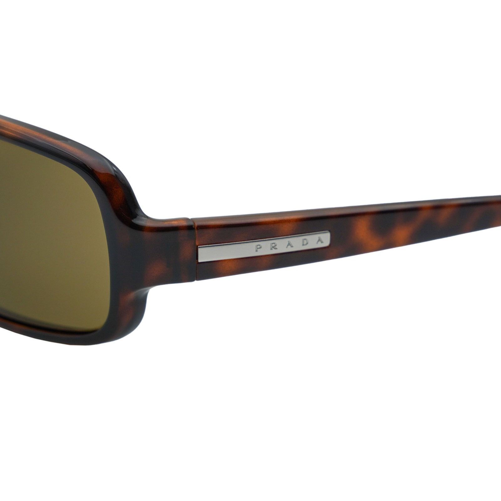 Prada Vintage Prada SPR 10D Tortoiseshell Shield Logo Sunglasses Size ONE SIZE - 4 Thumbnail
