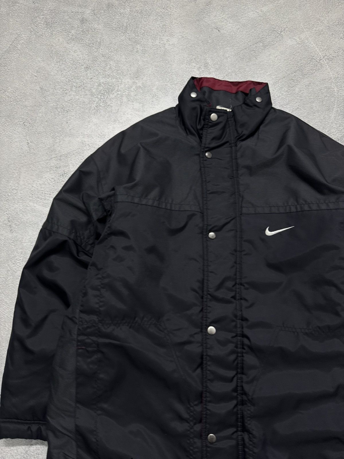 Nike Vintage Y2k Nike Nylon Mini Swoosh Jacket 00’s Size US S / EU 44-46 / 1 - 7 Thumbnail