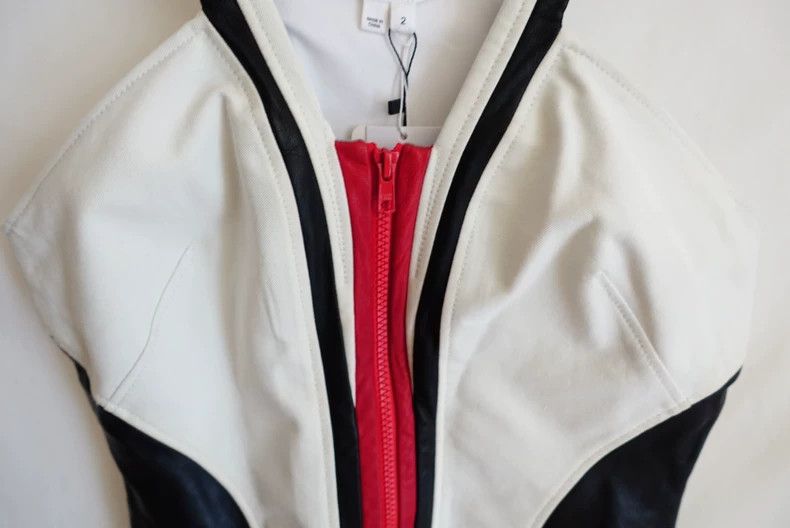 Helmut Lang Helmut Lang size 2Patchwork leather sling dress 2501-Nextar Size M / US 6-8 / IT 42-44 - 4 Thumbnail