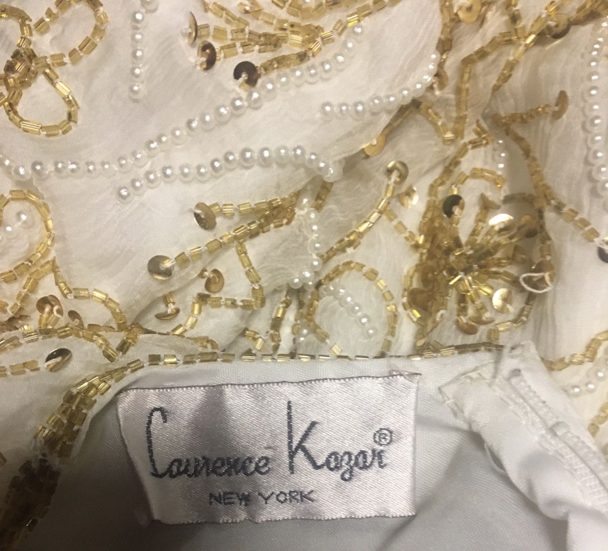 Vintage New Vintage Womens Laurence Kazar Silk Top Petite Medium Size M / US 6-8 / IT 42-44 - 6 Thumbnail