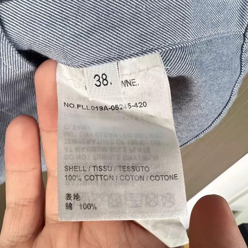 Thom Browne Thom Browne size38 Four-barrel striped shirt Size US XXS / EU 40 - 7 Thumbnail