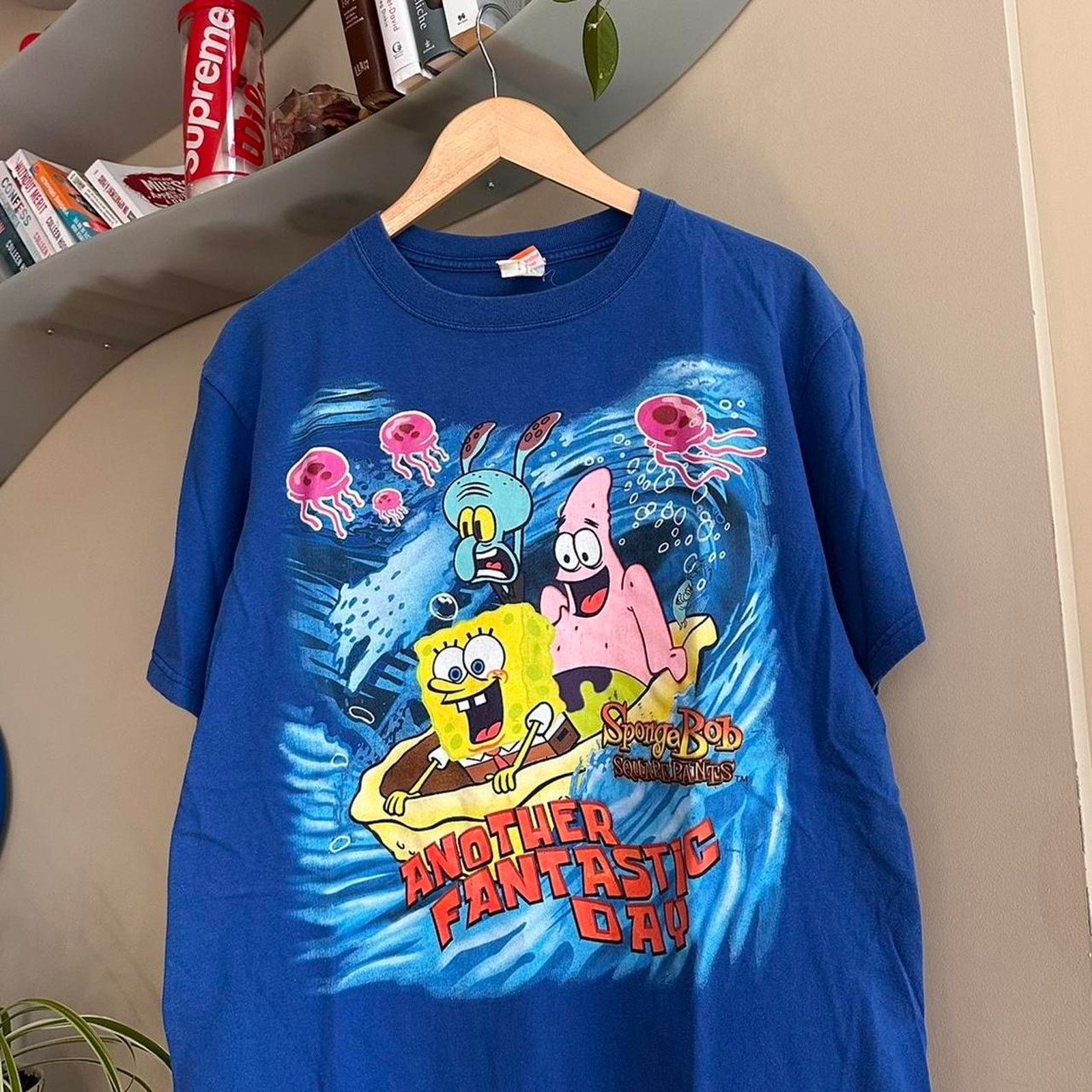 Nickelodeon × Vintage Vintage SpongeBob Square Pants Cartoon Shirt Size US M / EU 48-50 / 2 - 2 Thumbnail