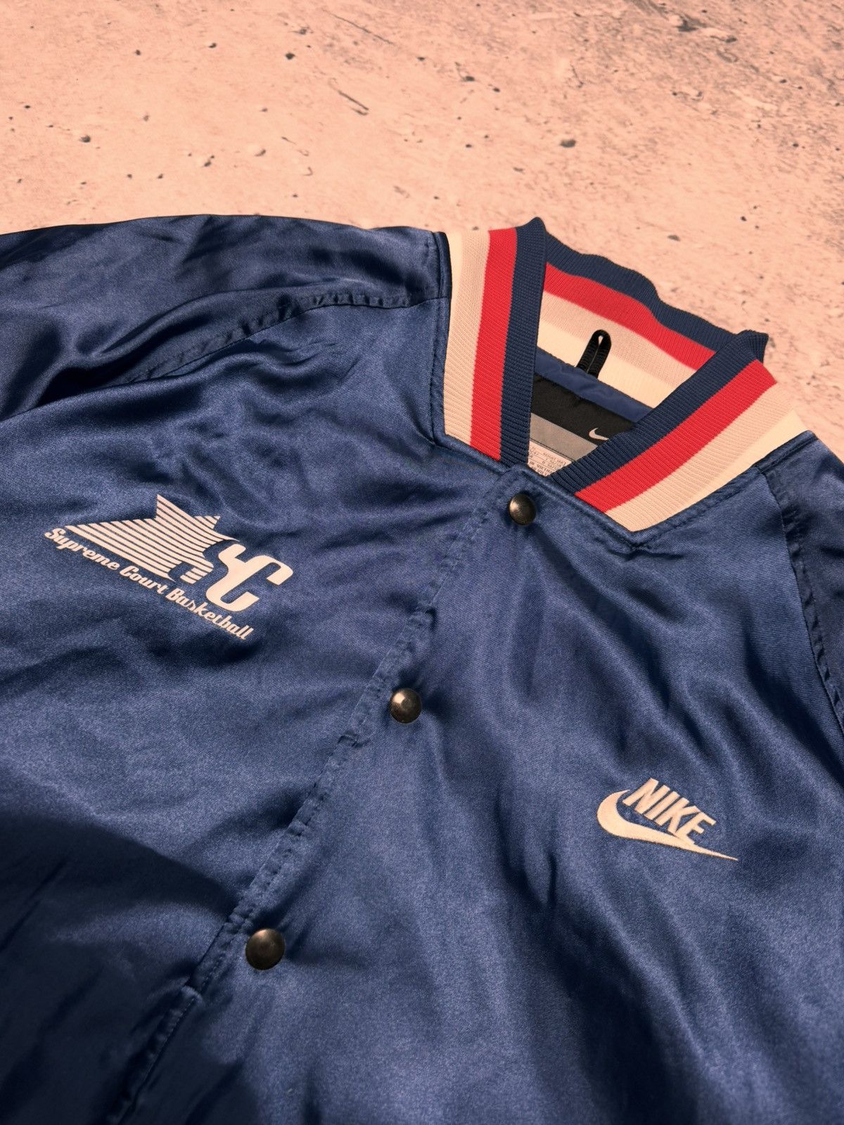 Nike × Nike ACG NIKE SUPREME COURT VINTAGE DOUBLE LOGO PUFFER JACKET Size US XL / EU 56 / 4 - 4 Thumbnail