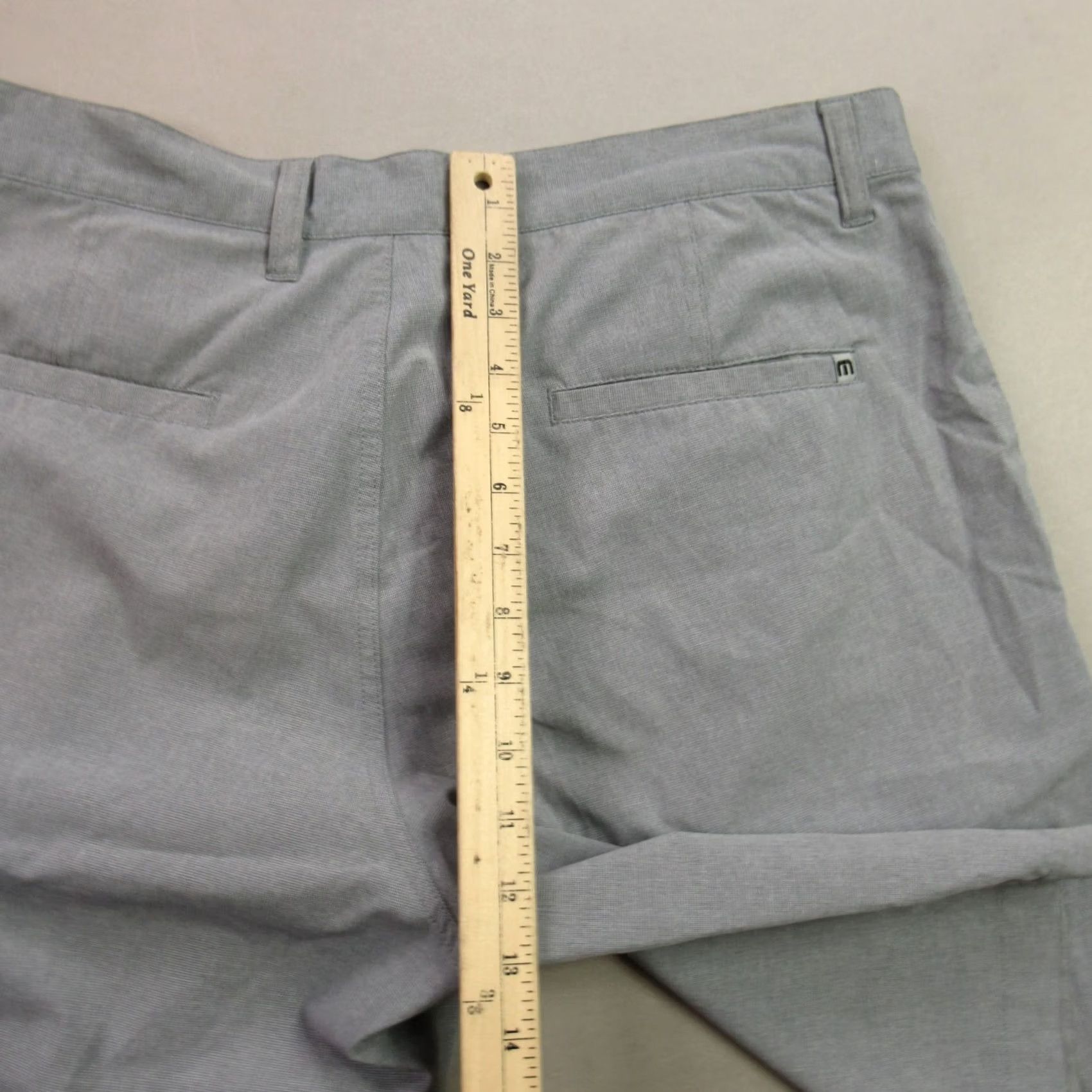 TravisMathew Travis Mathew Chino Shorts Mens 34 Gray Lightweight Casual Pockets Button Size US 34 / EU 50 - 7 Thumbnail