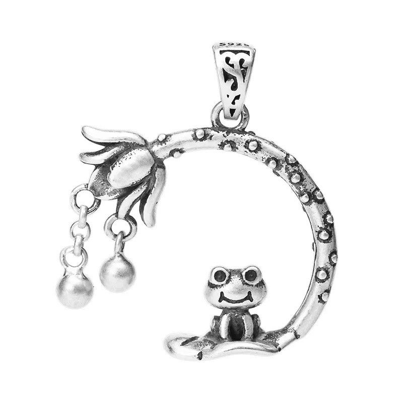 Other Cute Frog Pendant 925 Sterling Silver Accessories Gift Size ONE SIZE - 6 Thumbnail