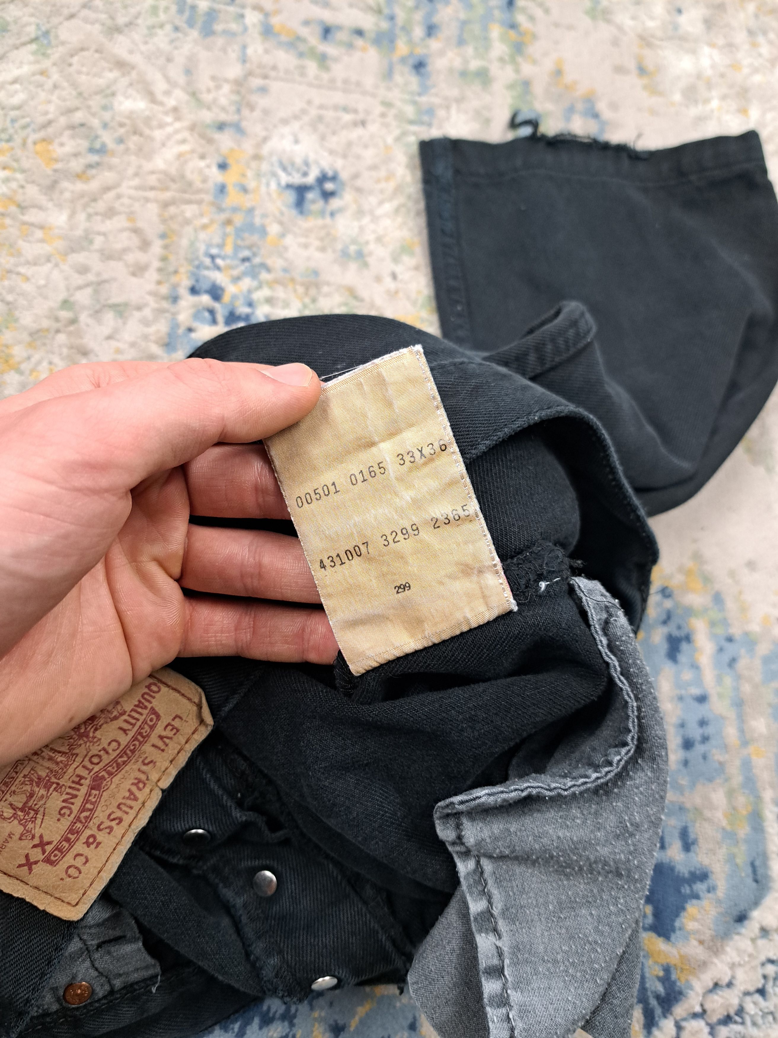 Levi's Vintage 1999 Levis 501 Straight Fit Washed Jeans Denim Pants Size US 34 / EU 50 - 9 Thumbnail