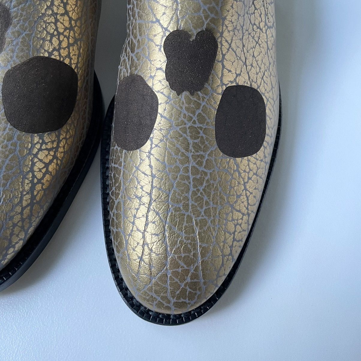 Comme des Garcons ‘Skull Print’ Leather Loafers Size US 8 / EU 41 - 8 Thumbnail