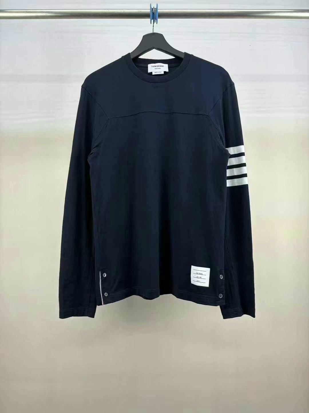 Thom Browne thom browne long sleeve striped t-shirt Size US M / EU 48-50 / 2 - 1 Thumbnail