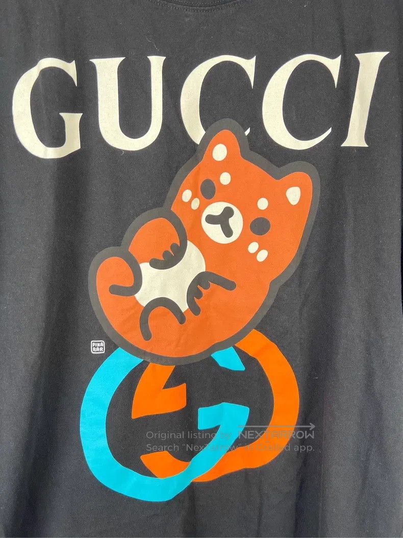 Gucci Gucci Black SS23 animal pattern letter print short sleeves Size US S / EU 44-46 / 1 - 3 Thumbnail