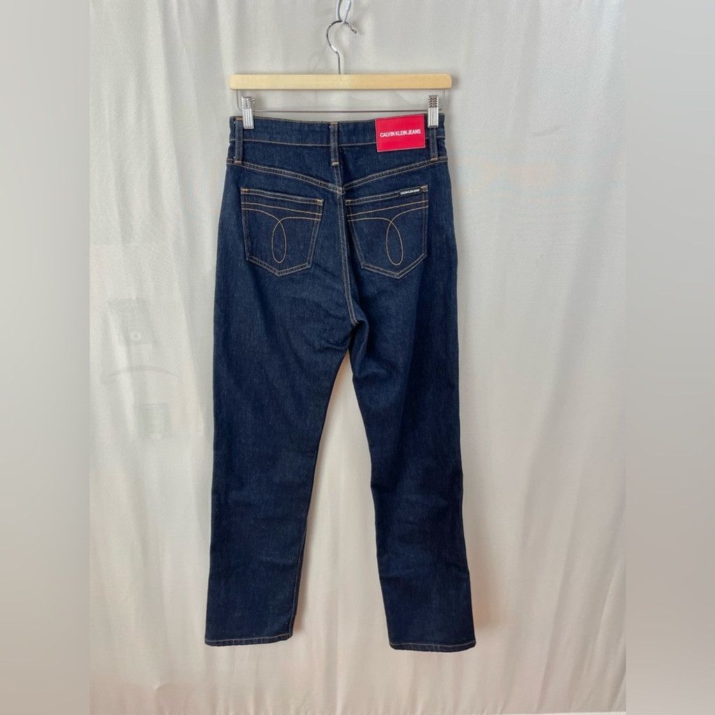 Calvin Klein Calvin Klein High Rise Straight CKJ 030 Jeans Size 27/30 Size 27" / US 4 / IT 40 - 3 Thumbnail