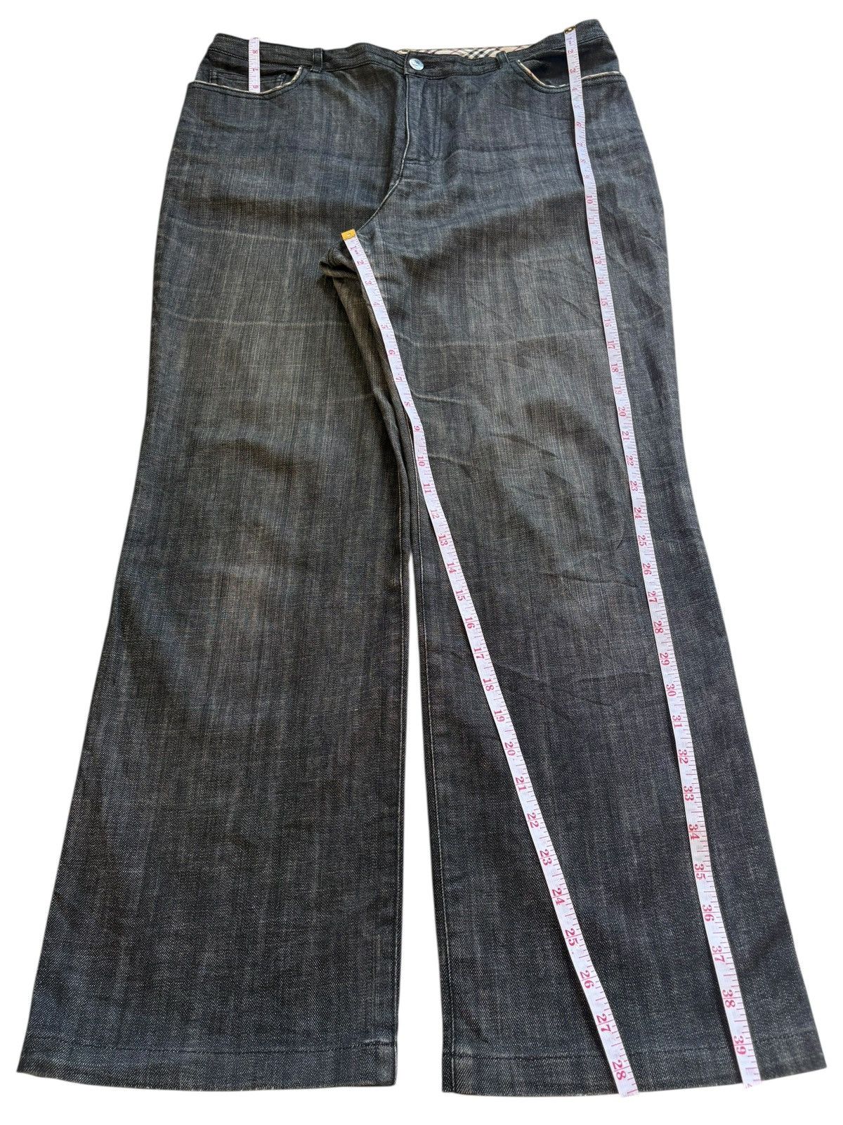 Burberry Vintage Burberry Distressed Loose Baggy Jeans Size US 34 / EU 50 - 16 Thumbnail