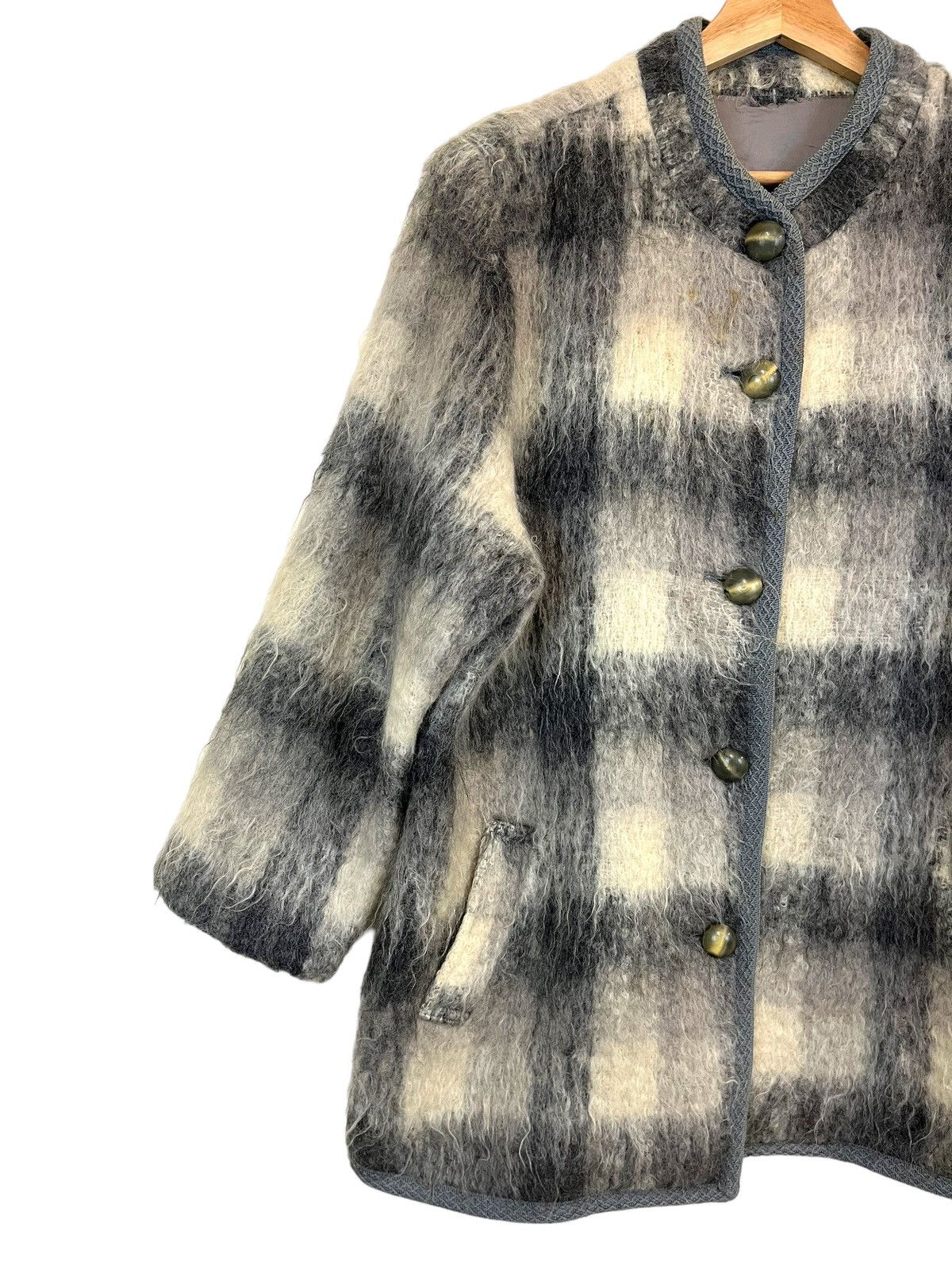 Syndicate Japanese Brand Mohair Jacket inspired By Kurt Cobain Size L / US 10 / IT 46 - 13 Thumbnail