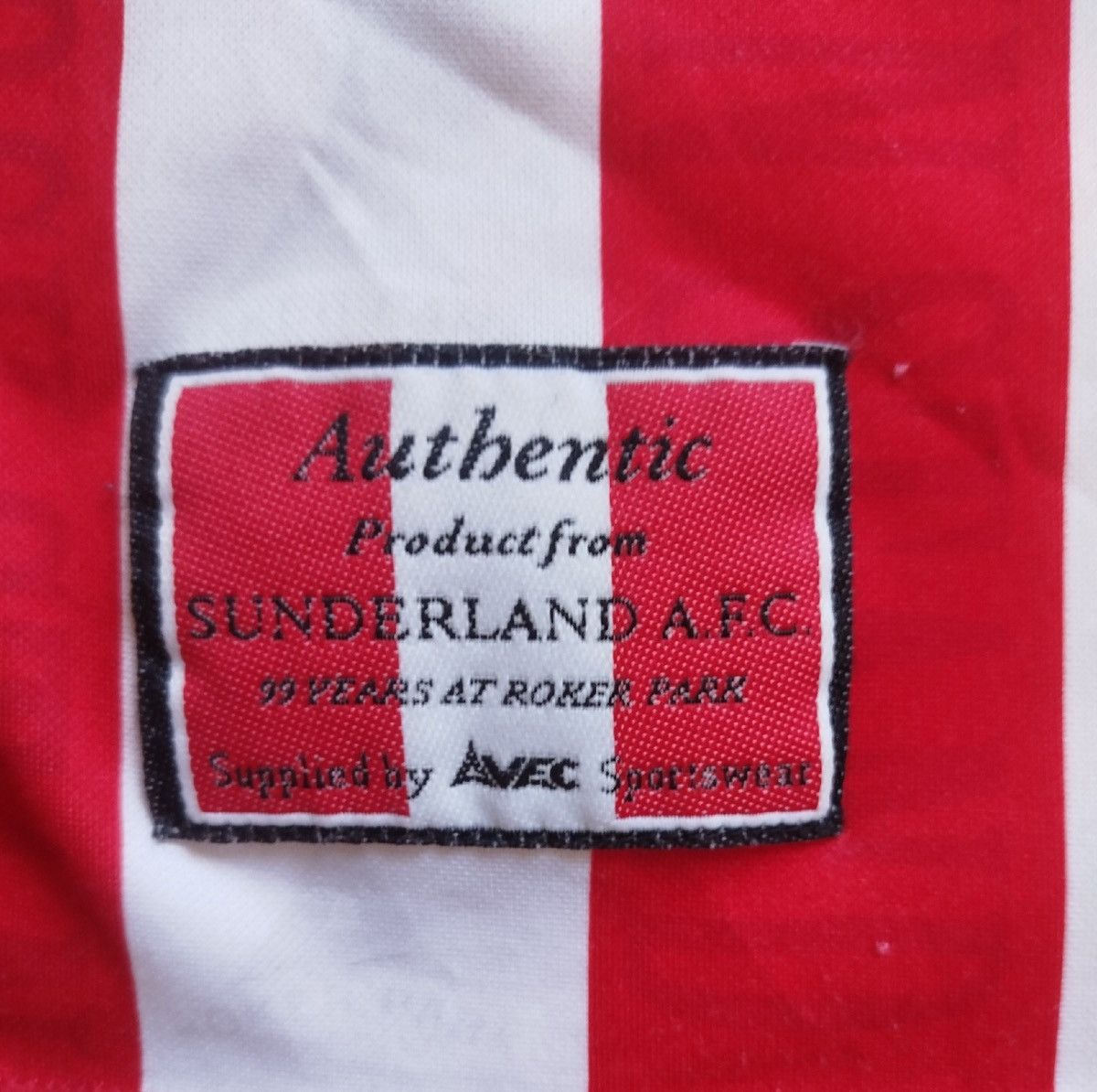 Other Sunderland 1996/1997 vintage Avec football shirt jersey Size US L / EU 52-54 / 3 - 4 Thumbnail