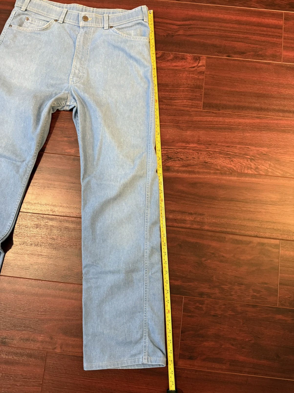 Levi's Vintage 80s Levi’s 415 Bootcut Skosh Flared Jeans 34x31 USA Size US 34 / EU 50 - 7 Thumbnail