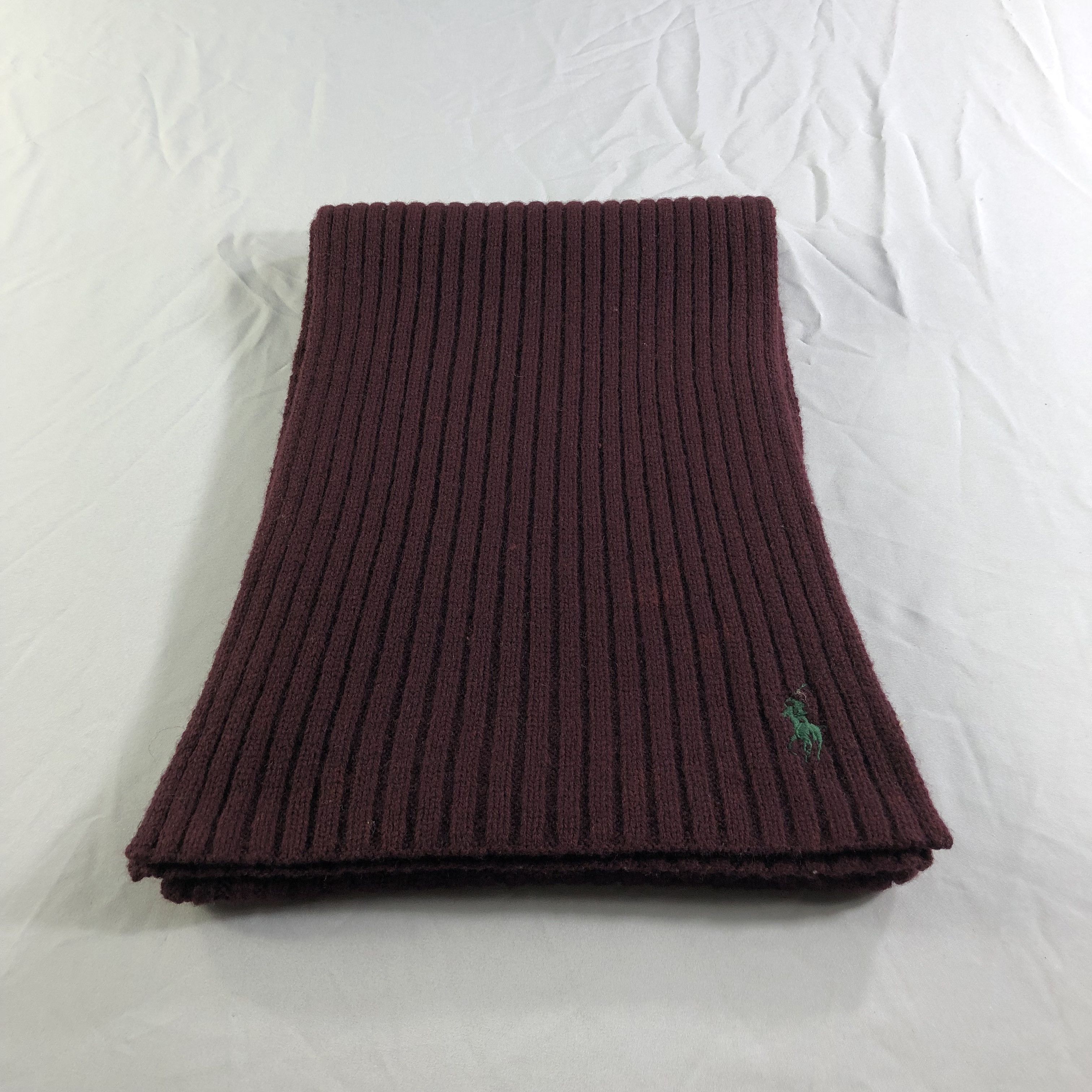 Polo Ralph Lauren Polo Ralph Lauren Pleated Wool Scarf Muffler Neckwear V2277 Size ONE SIZE - 3 Thumbnail